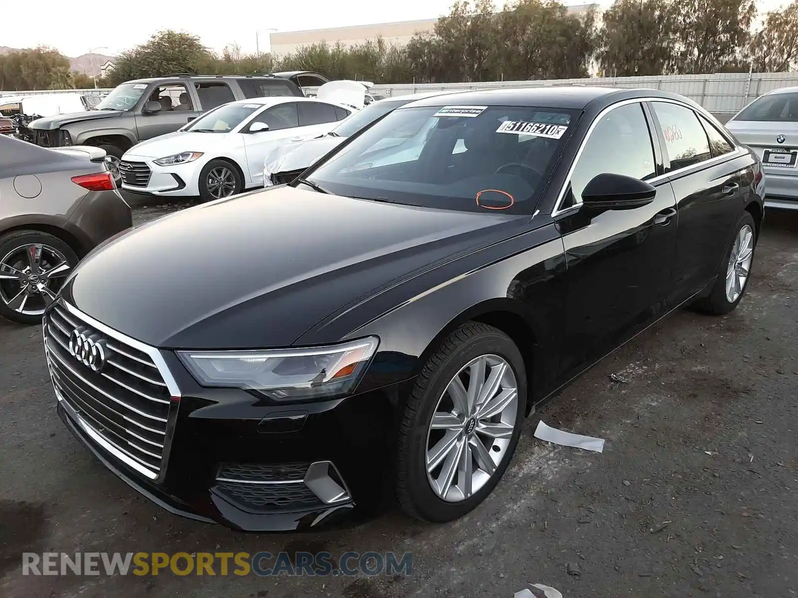 2 Photograph of a damaged car WAUD8AF24LN040384 AUDI A6 2020