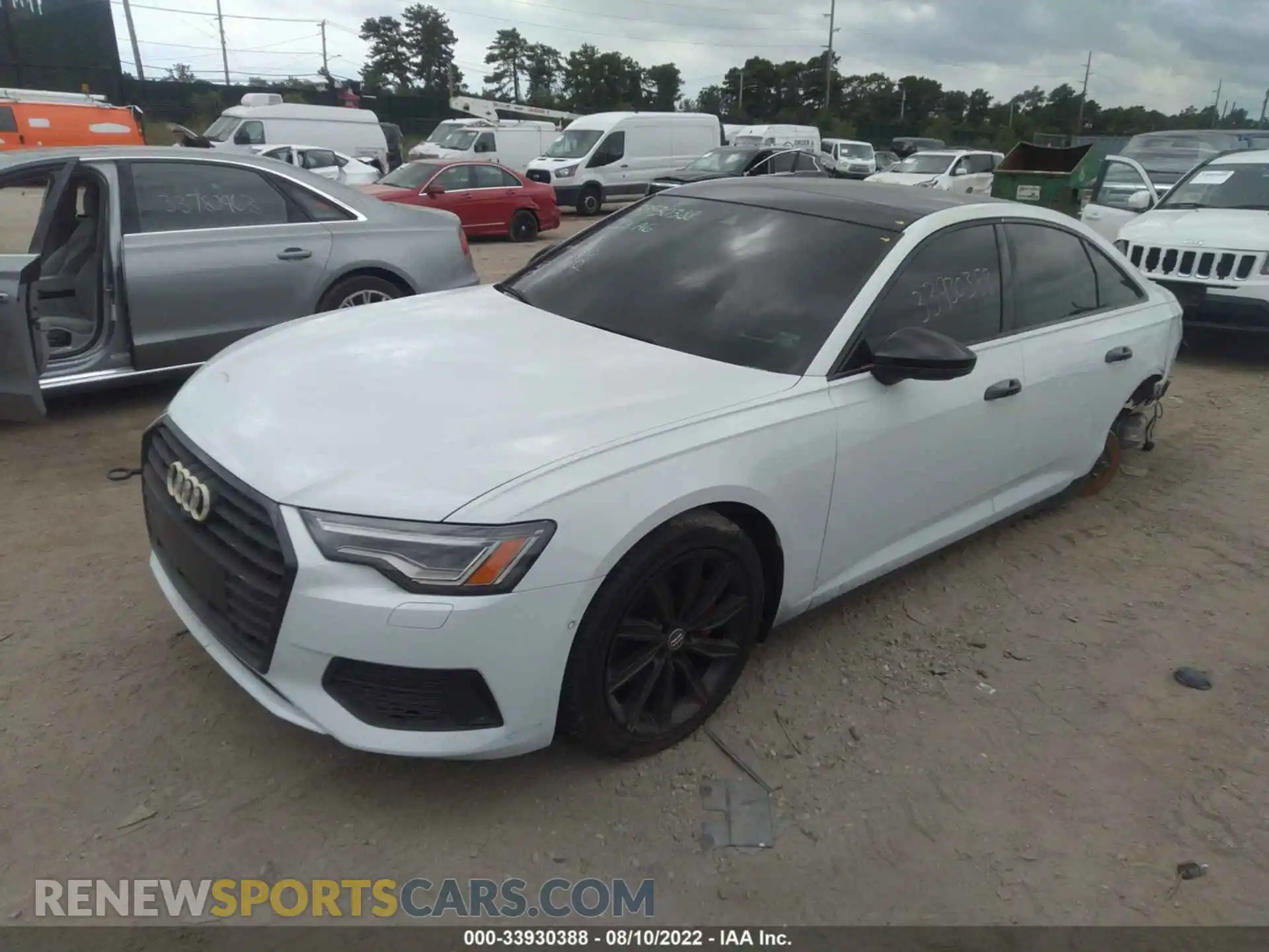 2 Photograph of a damaged car WAUE8AF23LN069699 AUDI A6 2020