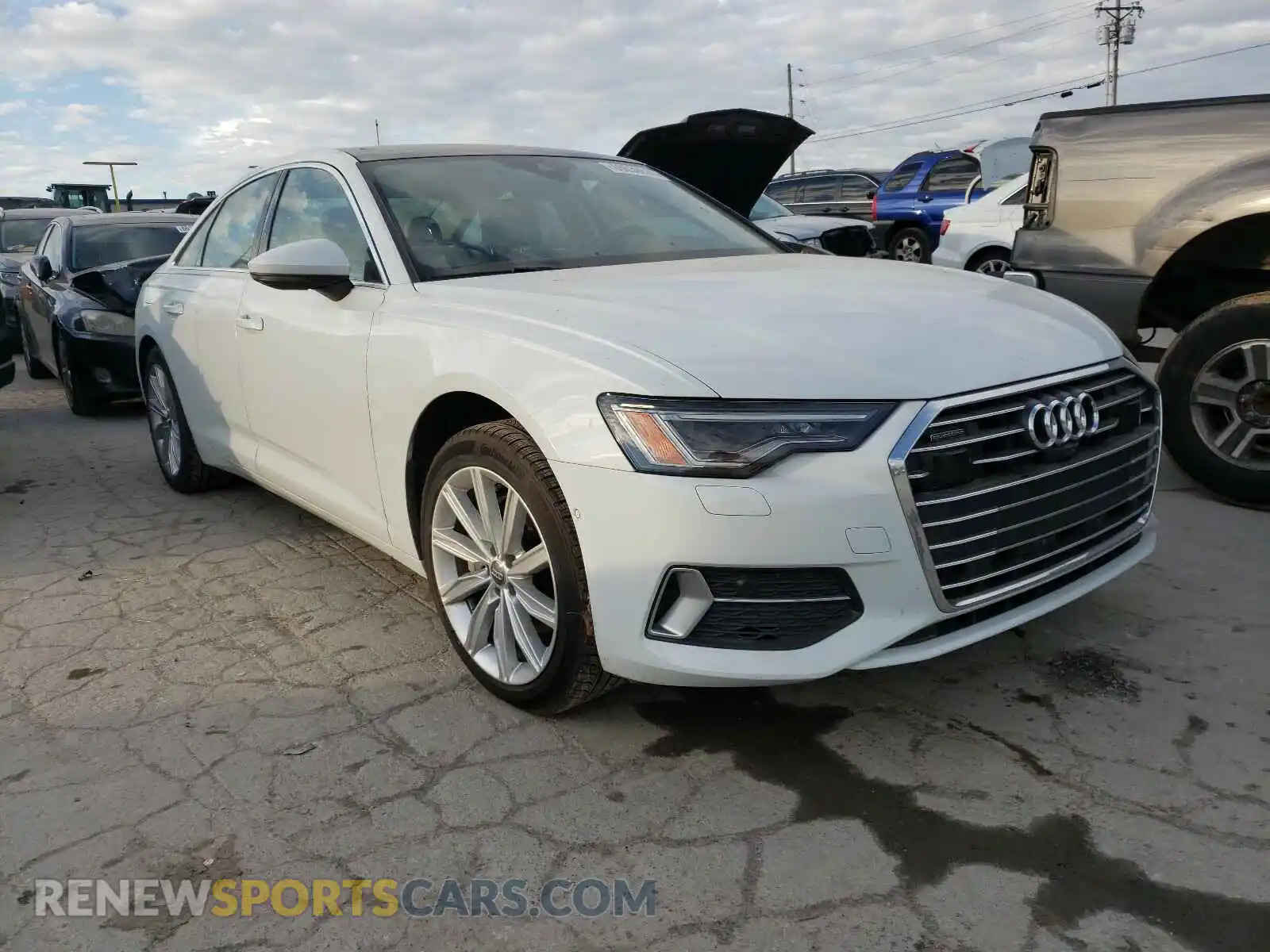 1 Photograph of a damaged car WAUE8AF26LN085962 AUDI A6 2020