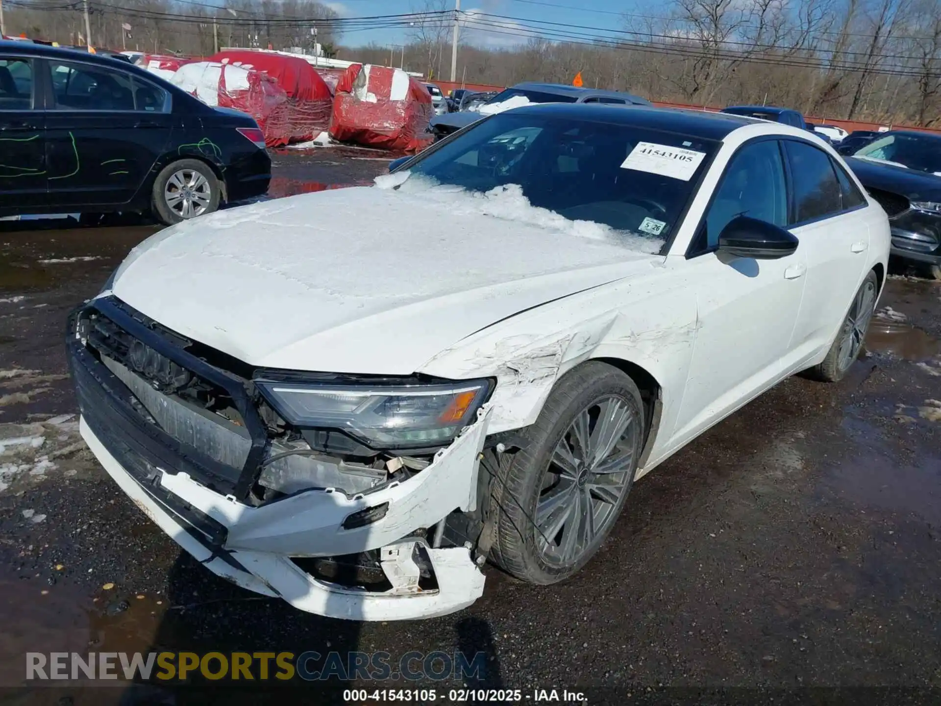 2 Photograph of a damaged car WAUD3AF29MN102961 AUDI A6 2021