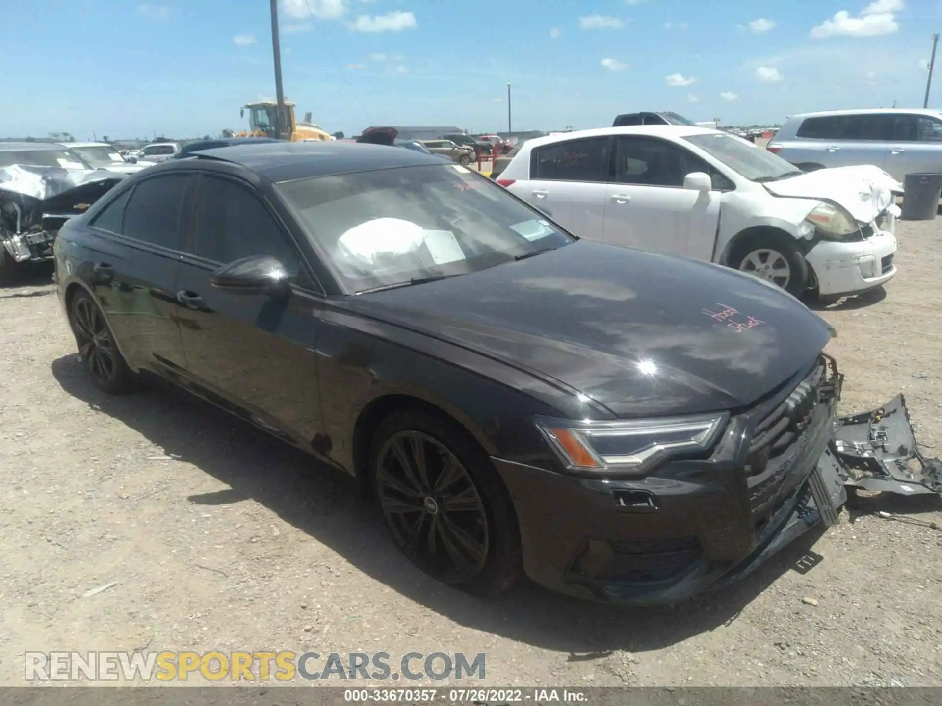 1 Photograph of a damaged car WAUE3AF20MN059132 AUDI A6 2021