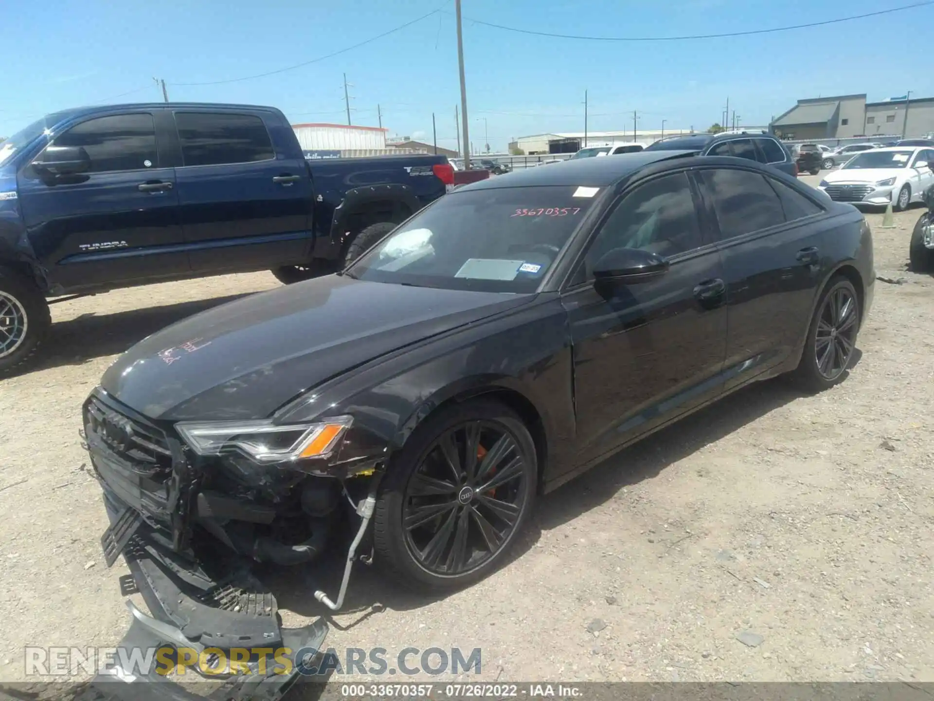 2 Photograph of a damaged car WAUE3AF20MN059132 AUDI A6 2021