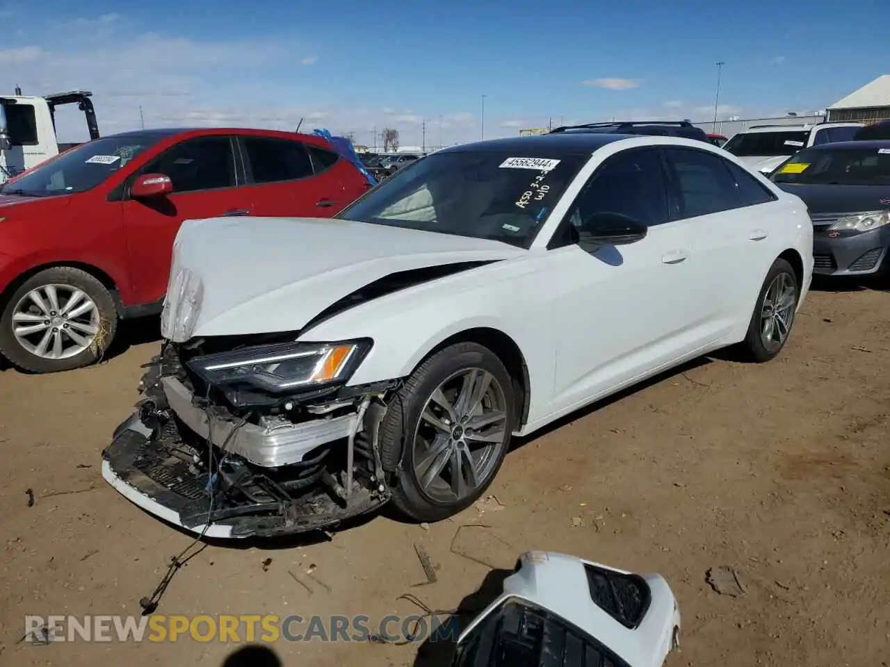 1 fotografías del automóvil dañado WAUE3AF21MN084072 AUDI A6 2021