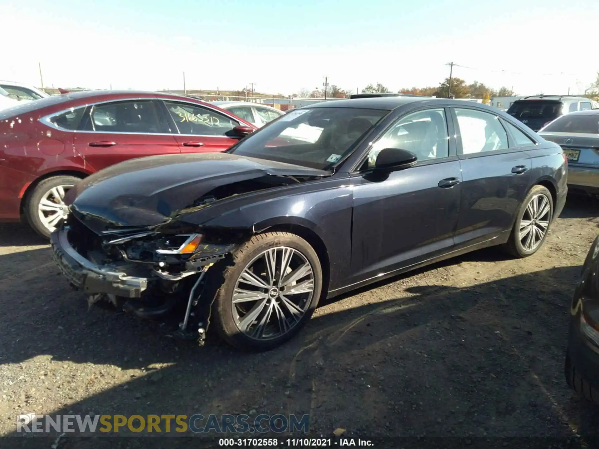 2 Photograph of a damaged car WAUE3AF26MN045655 AUDI A6 2021