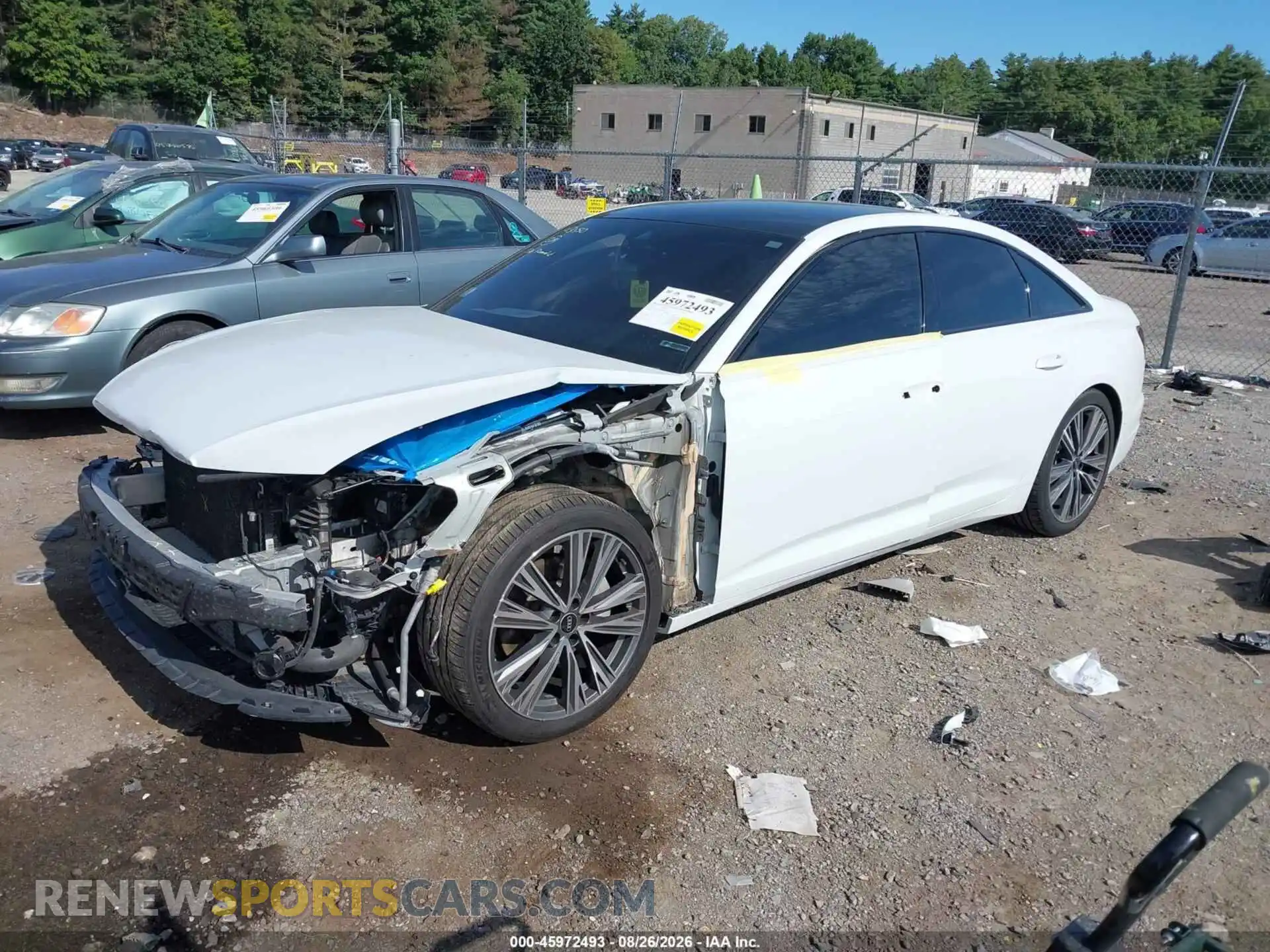 2 Photograph of a damaged car WAUE8AF23MN040639 AUDI A6 2021