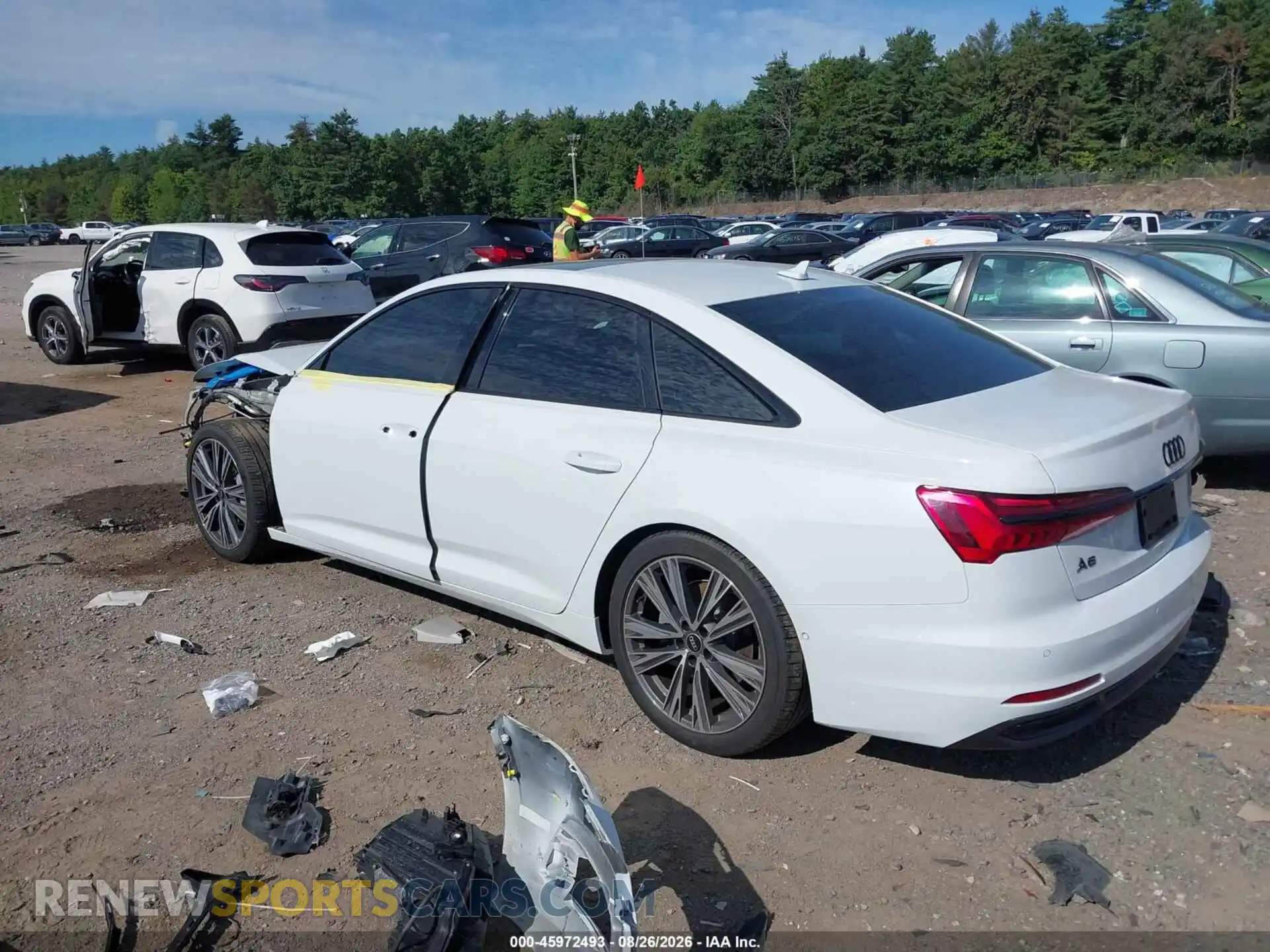 3 Photograph of a damaged car WAUE8AF23MN040639 AUDI A6 2021