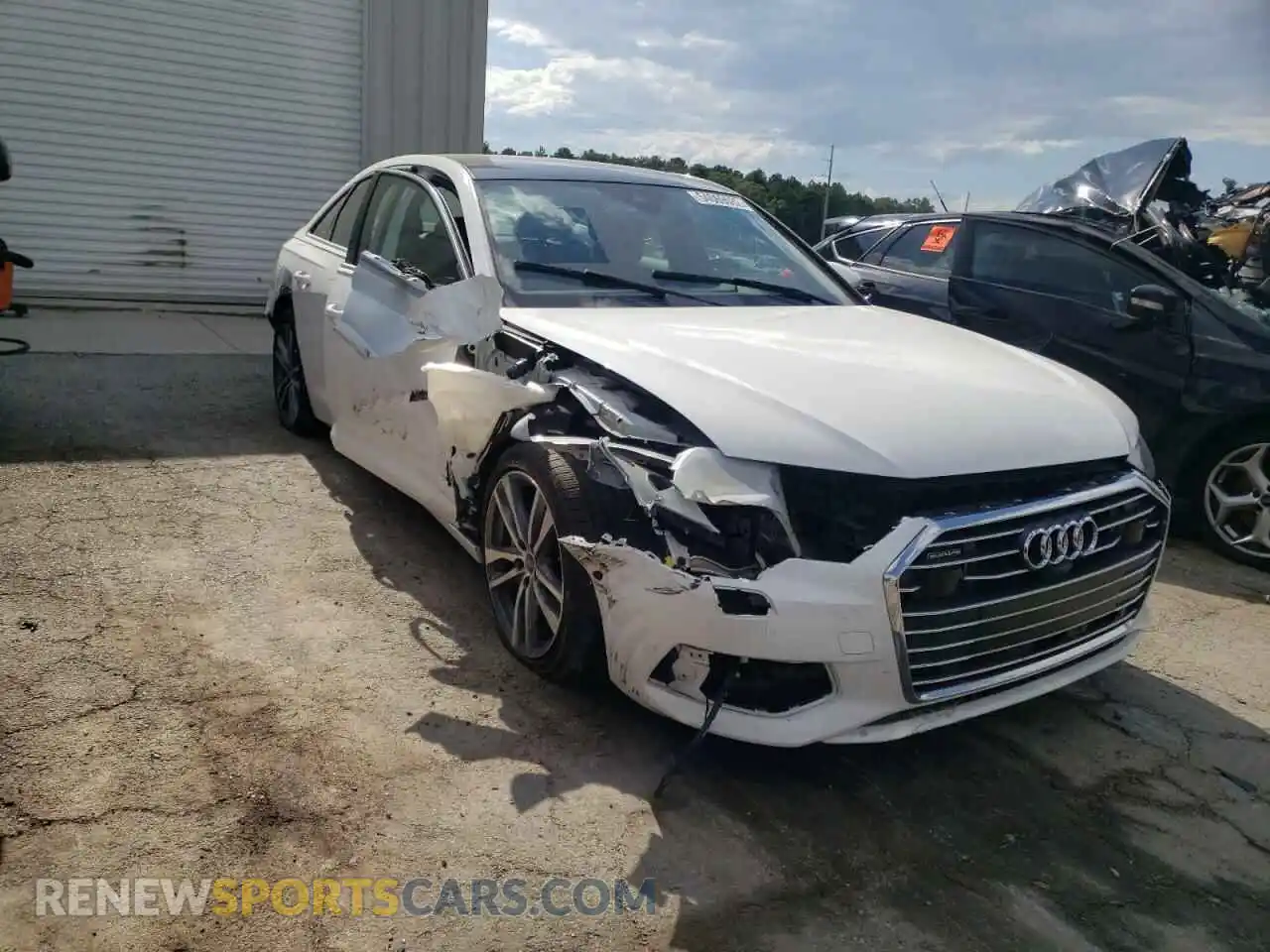 1 Photograph of a damaged car WAUE8AF29MN028639 AUDI A6 2021