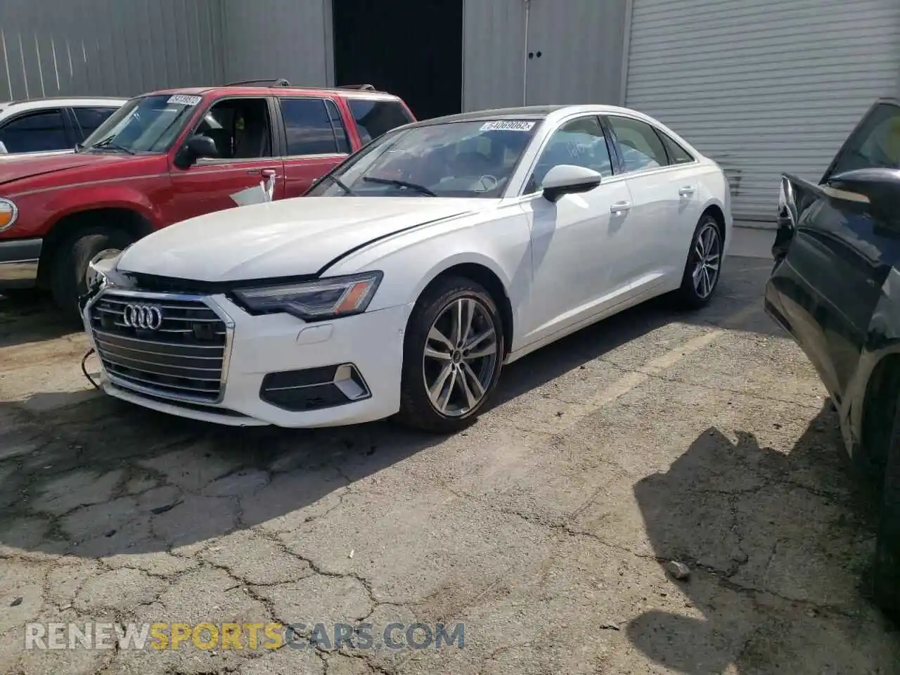 2 Photograph of a damaged car WAUE8AF29MN028639 AUDI A6 2021
