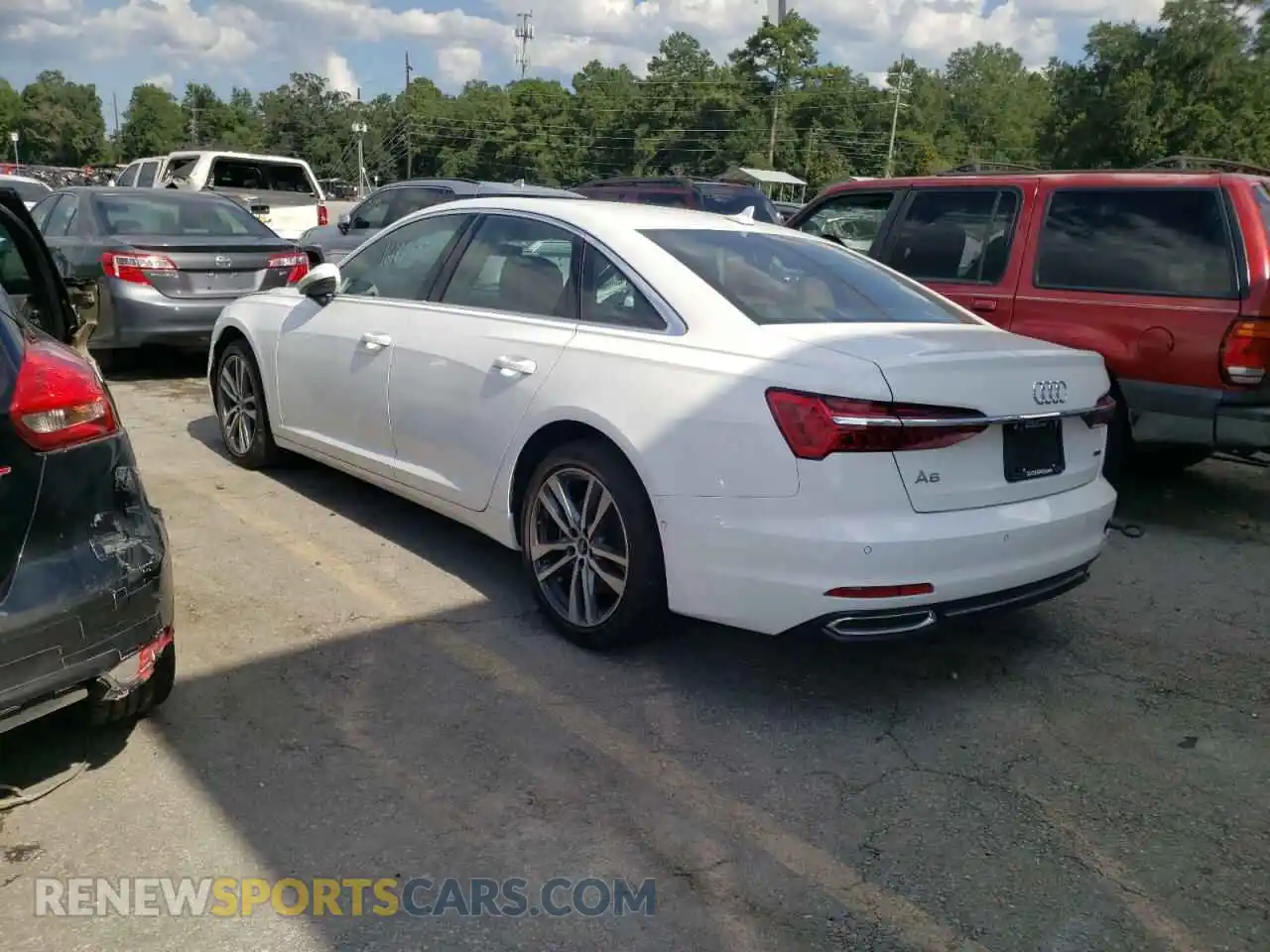 3 Photograph of a damaged car WAUE8AF29MN028639 AUDI A6 2021