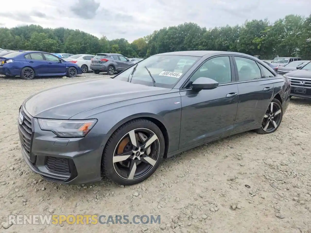 1 Photograph of a damaged car WAUK2AF26MN016596 AUDI A6 2021