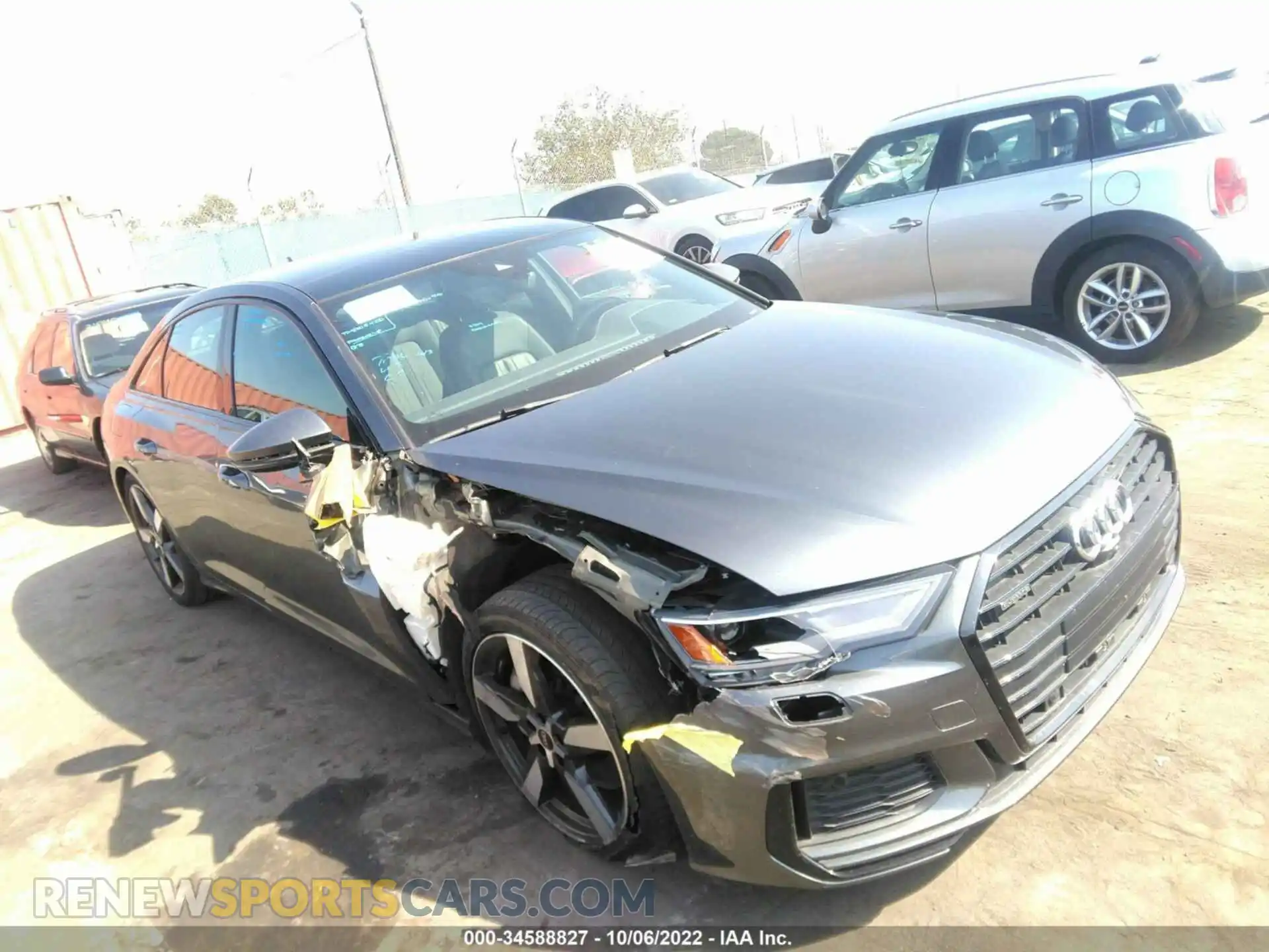 1 Photograph of a damaged car WAUK2AF26MN027677 AUDI A6 2021