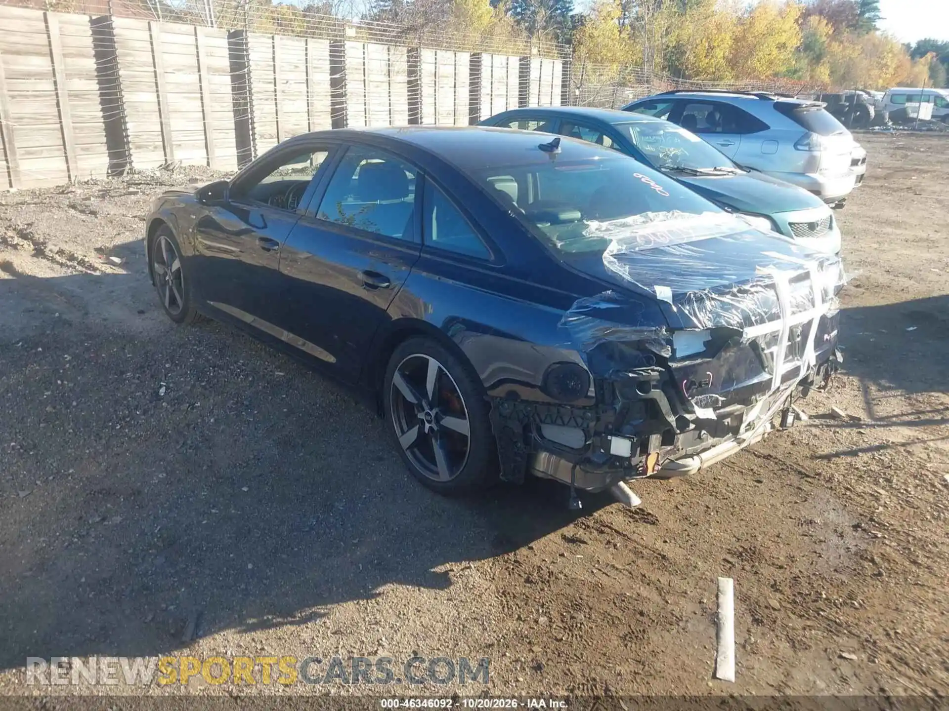 3 fotografías del automóvil dañado WAUL2AF23MN060611 AUDI A6 2021