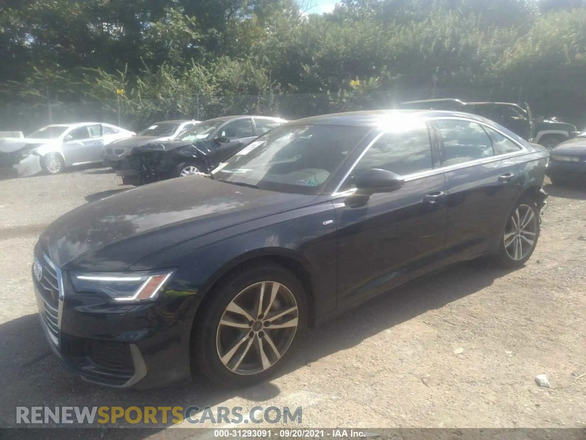 2 Photograph of a damaged car WAUL2AF24MN024121 AUDI A6 2021