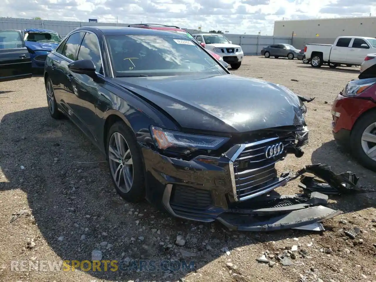 1 Photograph of a damaged car WAUM2AF21MN067710 AUDI A6 2021