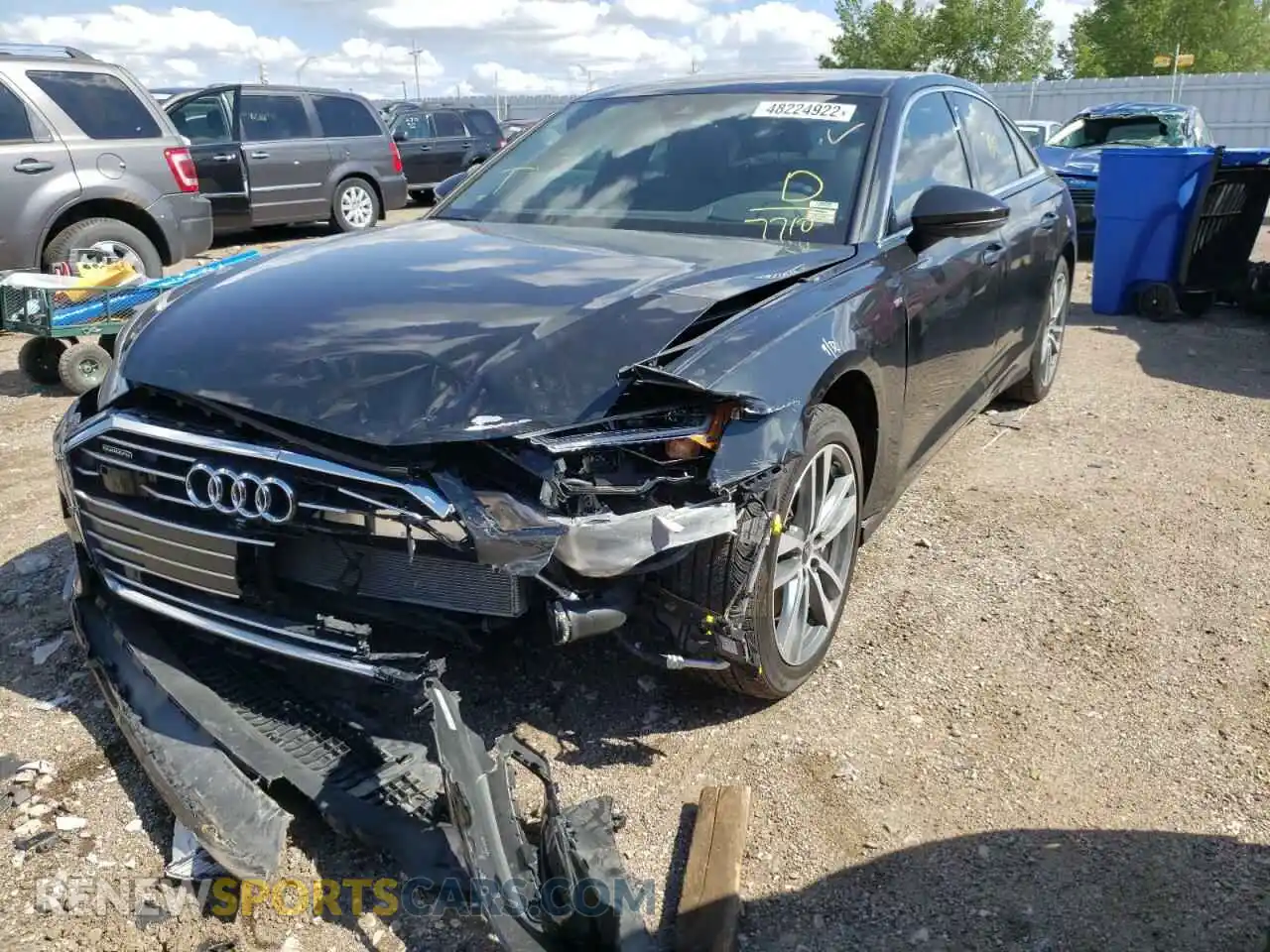 2 Photograph of a damaged car WAUM2AF21MN067710 AUDI A6 2021
