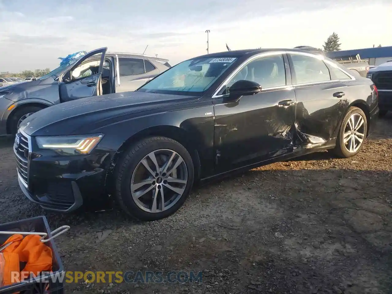 1 Photograph of a damaged car WAUM2AF28MN037992 AUDI A6 2021