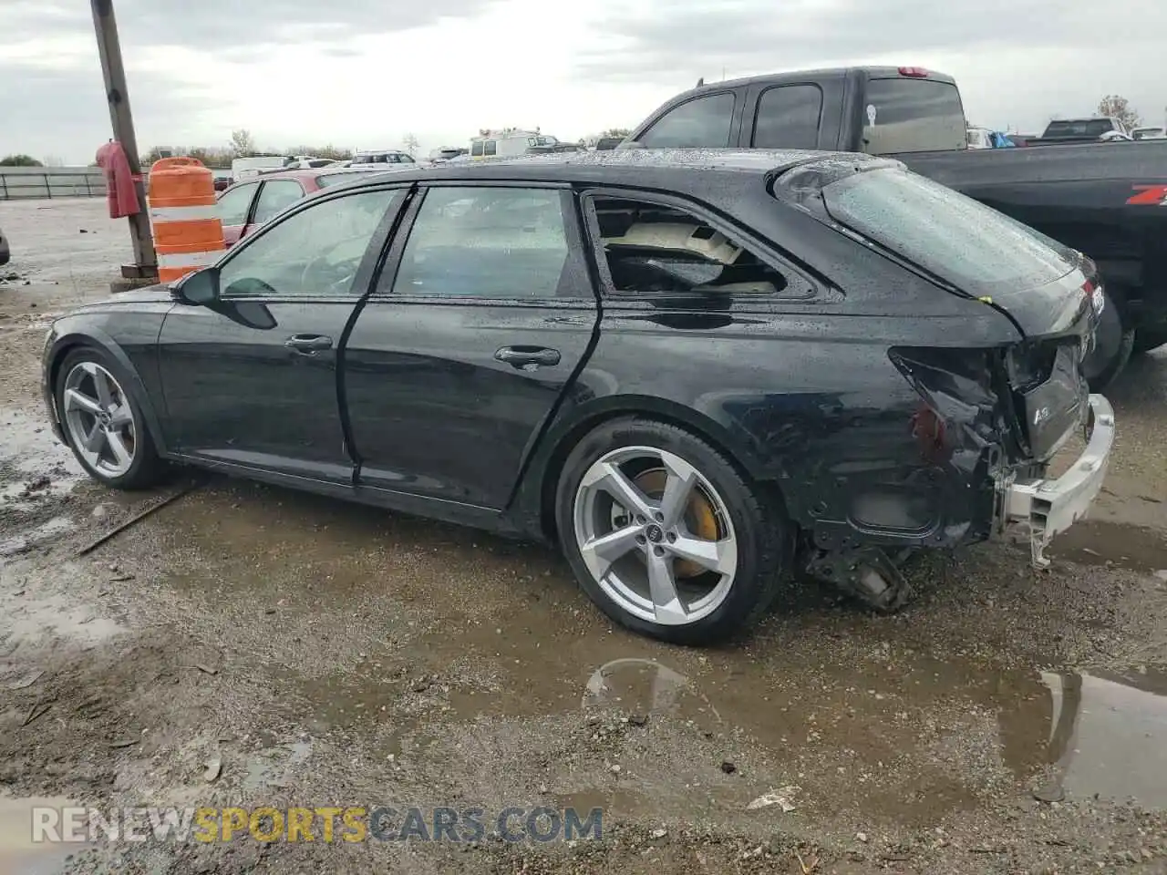 2 fotografías del automóvil dañado WAU72BF27NN034313 AUDI A6 2022