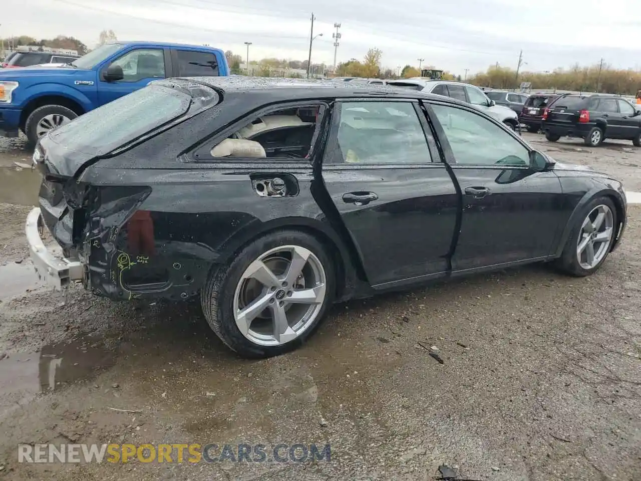 3 fotografías del automóvil dañado WAU72BF27NN034313 AUDI A6 2022