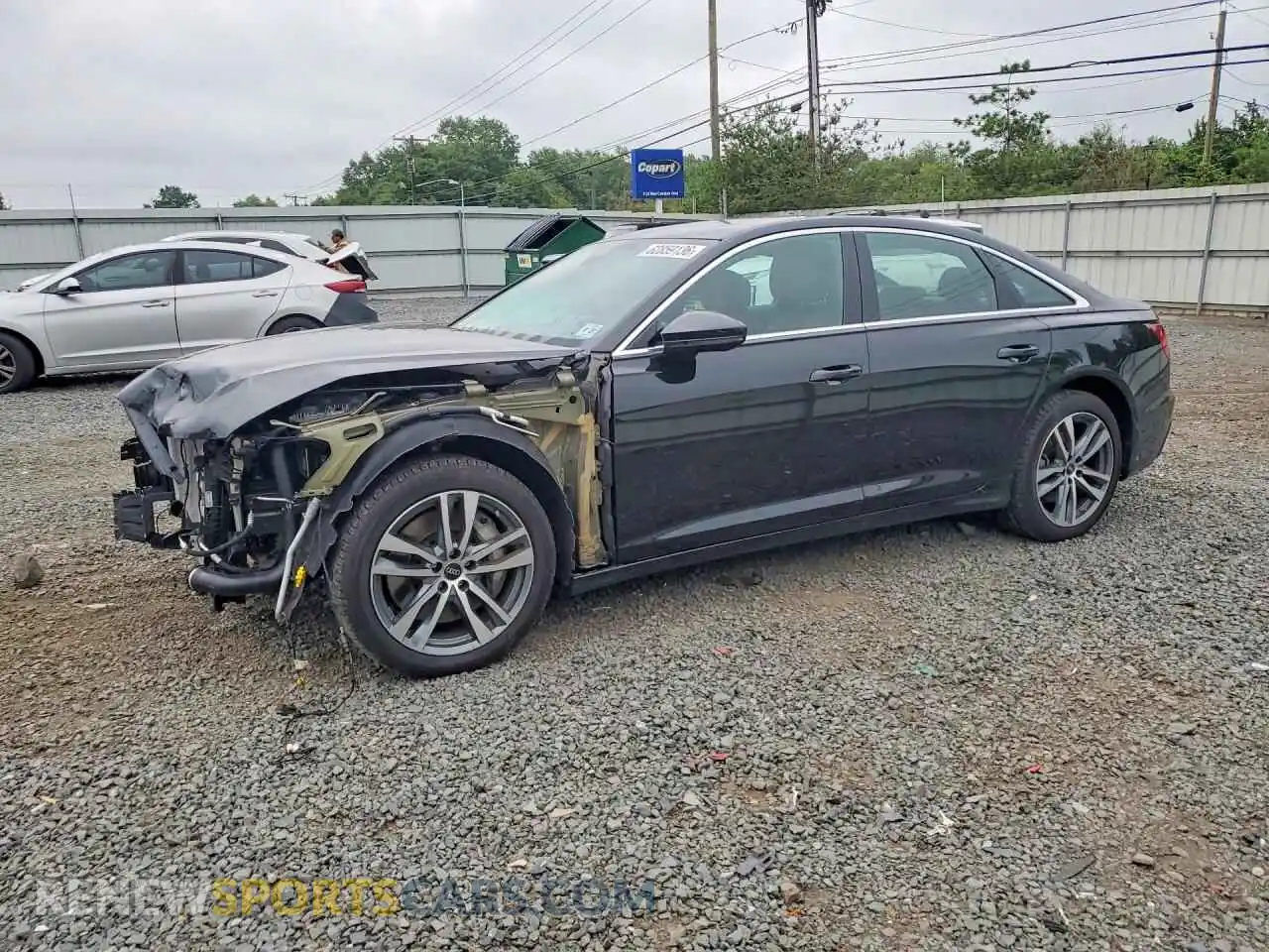 1 Photograph of a damaged car WAUL2BF24NN059104 AUDI A6 2022