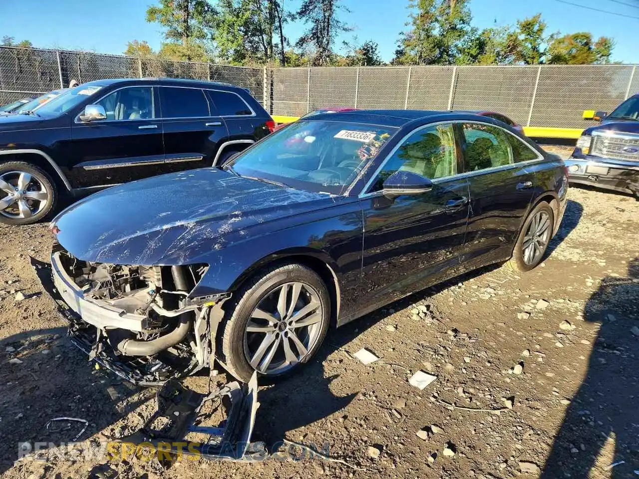 1 Photograph of a damaged car WAUM2BF21NN014500 AUDI A6 2022