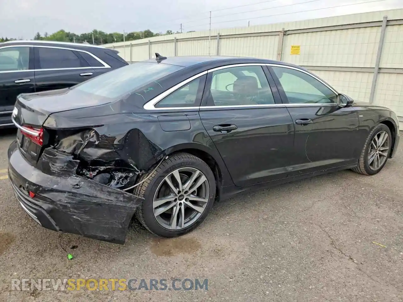 3 fotografías del automóvil dañado WAUM2BF27NN057626 AUDI A6 2022