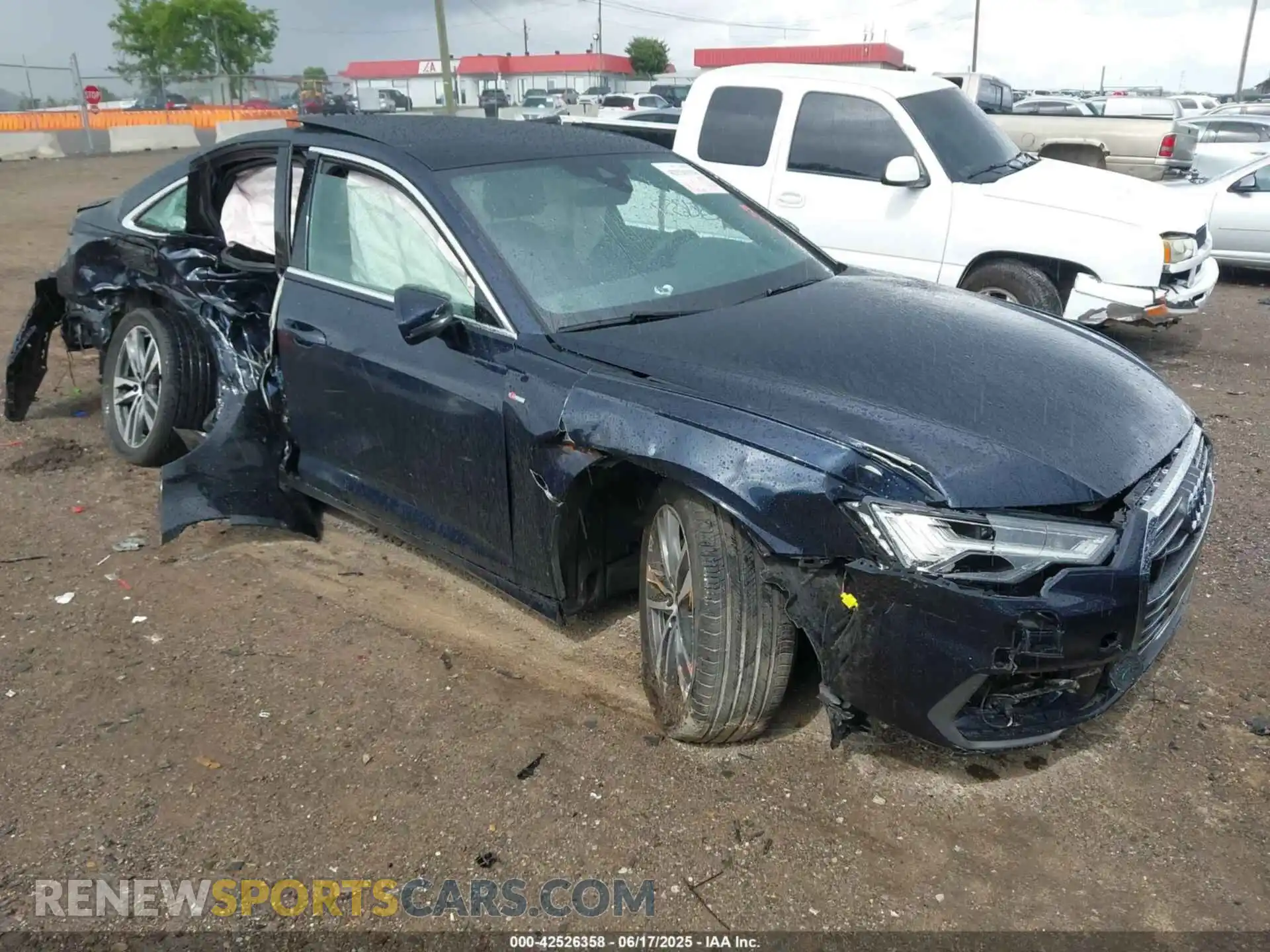 1 fotografías del automóvil dañado WAUM2BF28NN023744 AUDI A6 2022