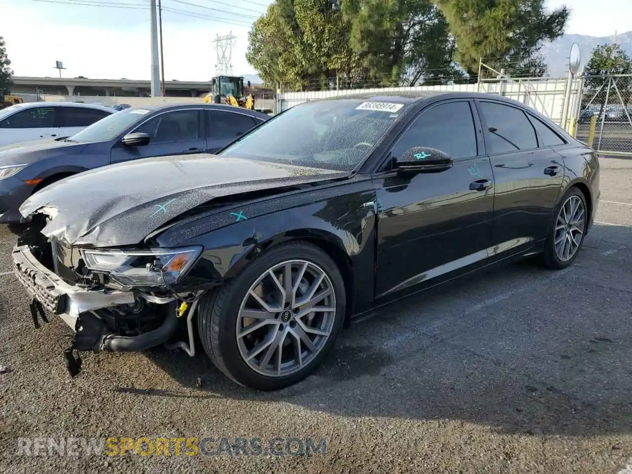 1 Photograph of a damaged car WAUM2BF26PN044496 AUDI A6 2023