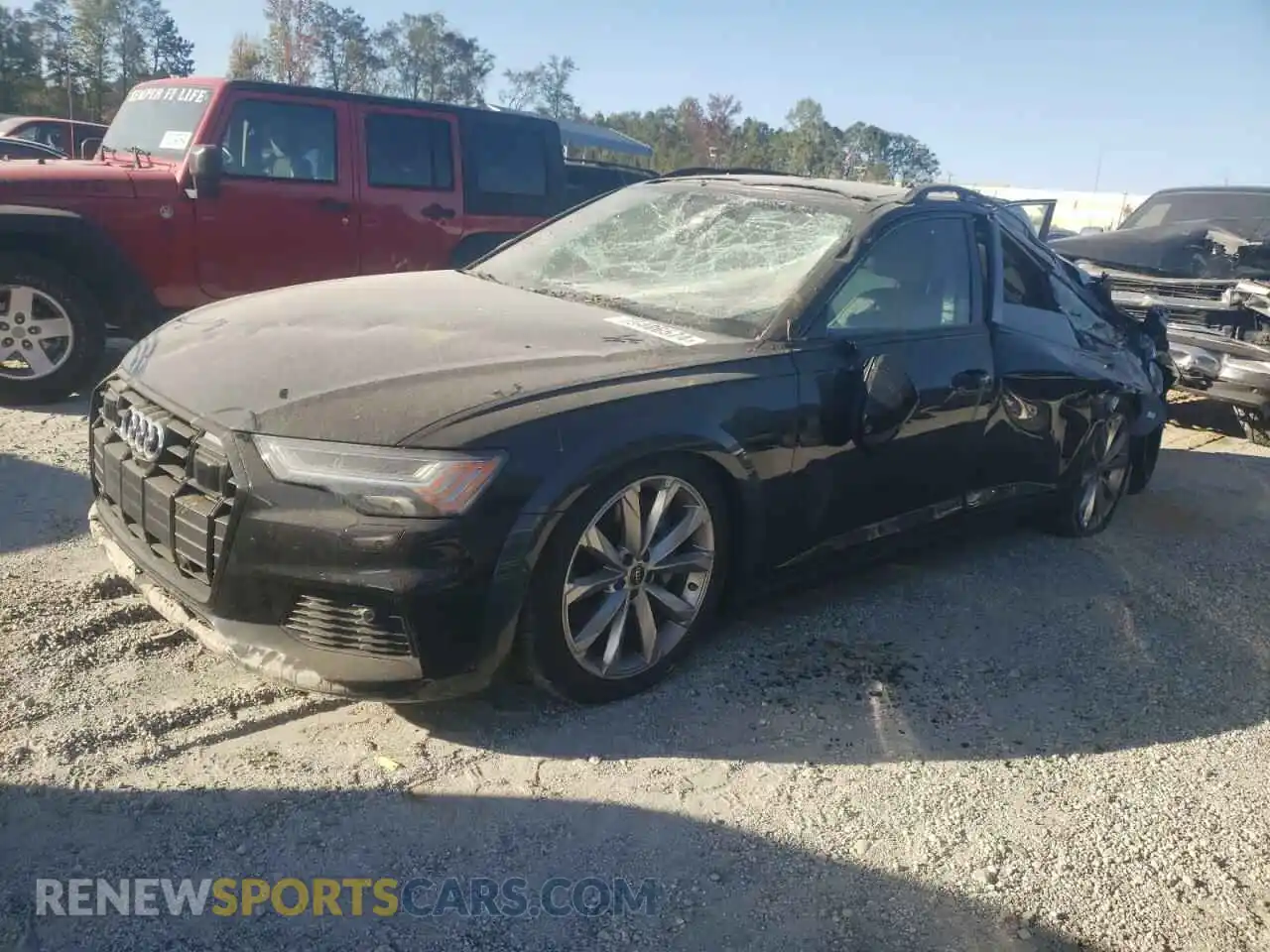 1 Photograph of a damaged car WAU92BF22RN012282 AUDI A6 2024