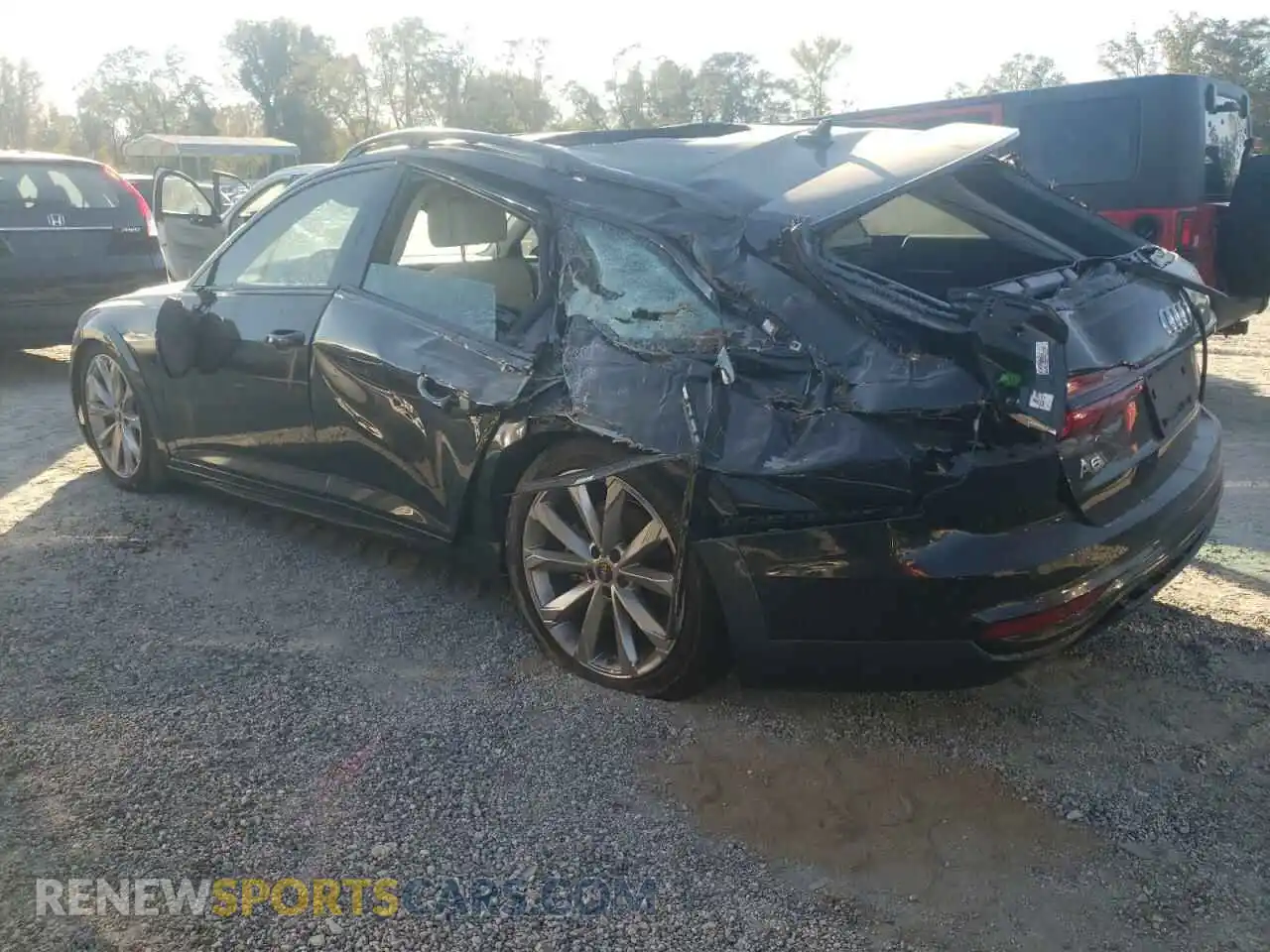 2 Photograph of a damaged car WAU92BF22RN012282 AUDI A6 2024
