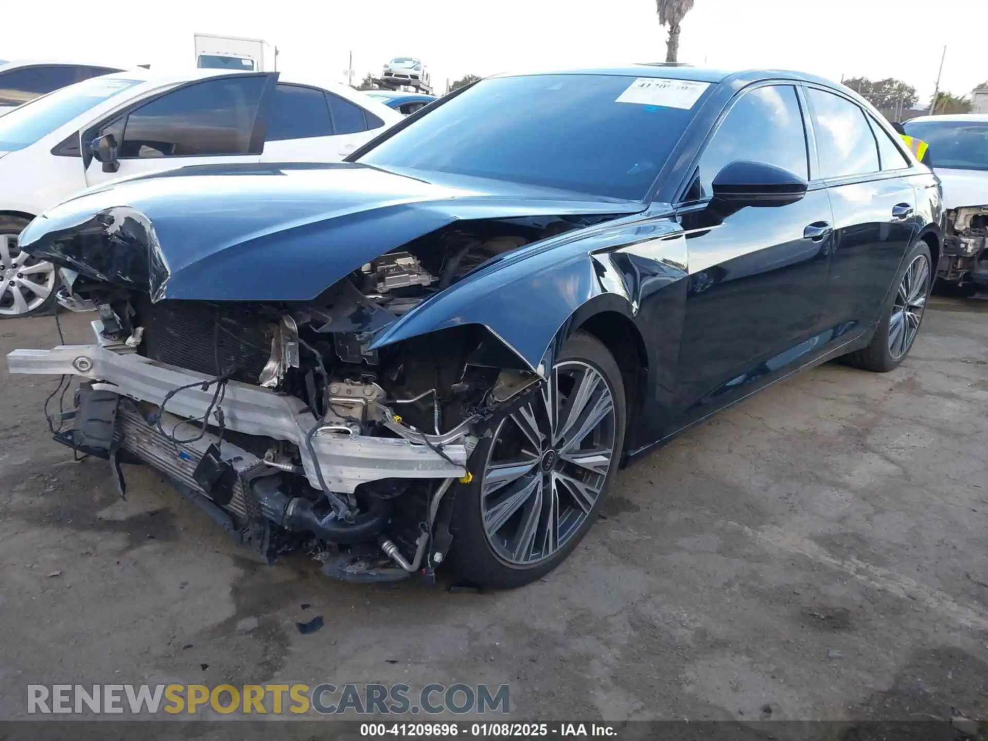 2 Photograph of a damaged car WAUD3BF29RN003120 AUDI A6 2024