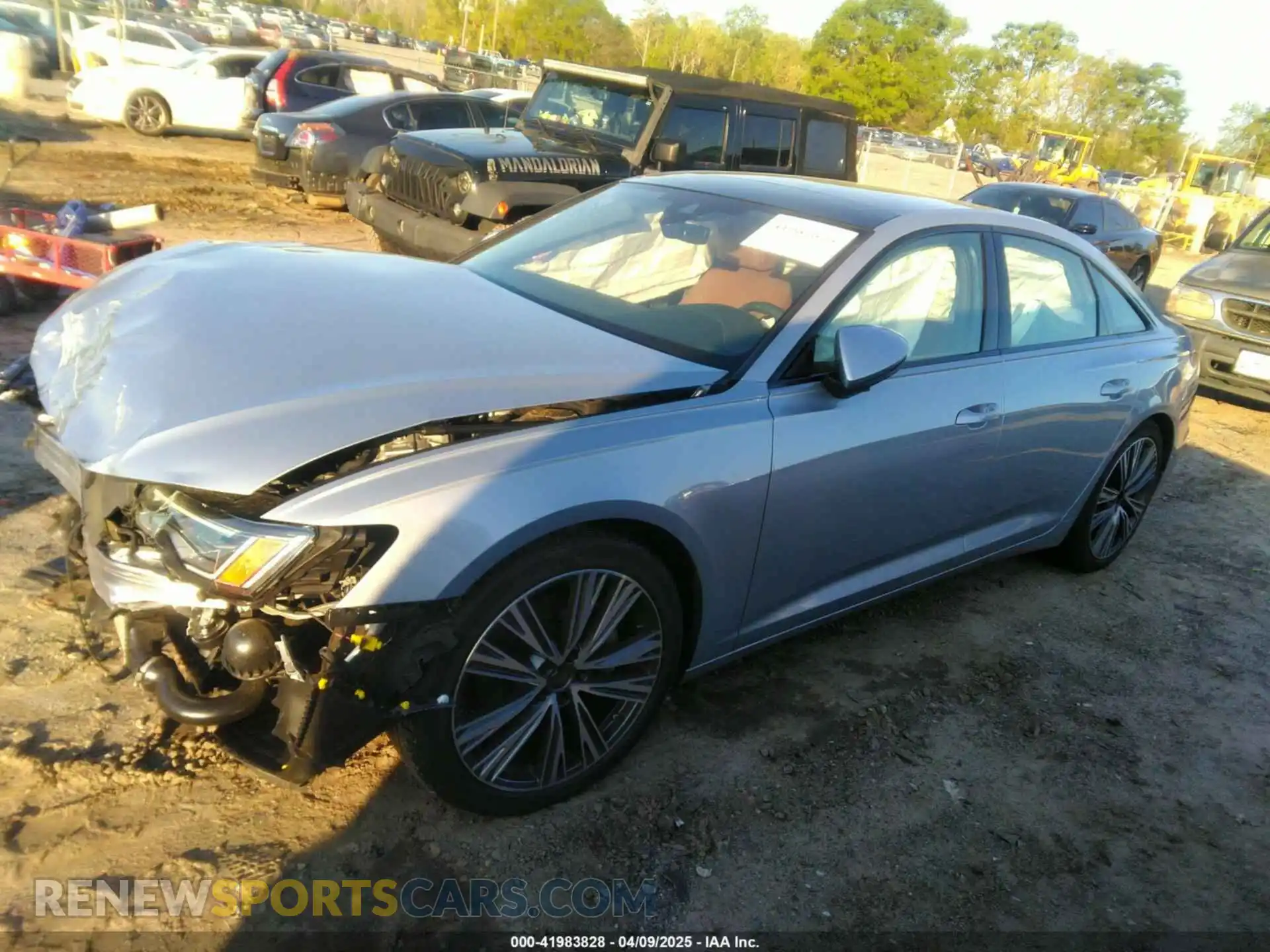 2 Photograph of a damaged car WAUE3BF20RN032509 AUDI A6 2024