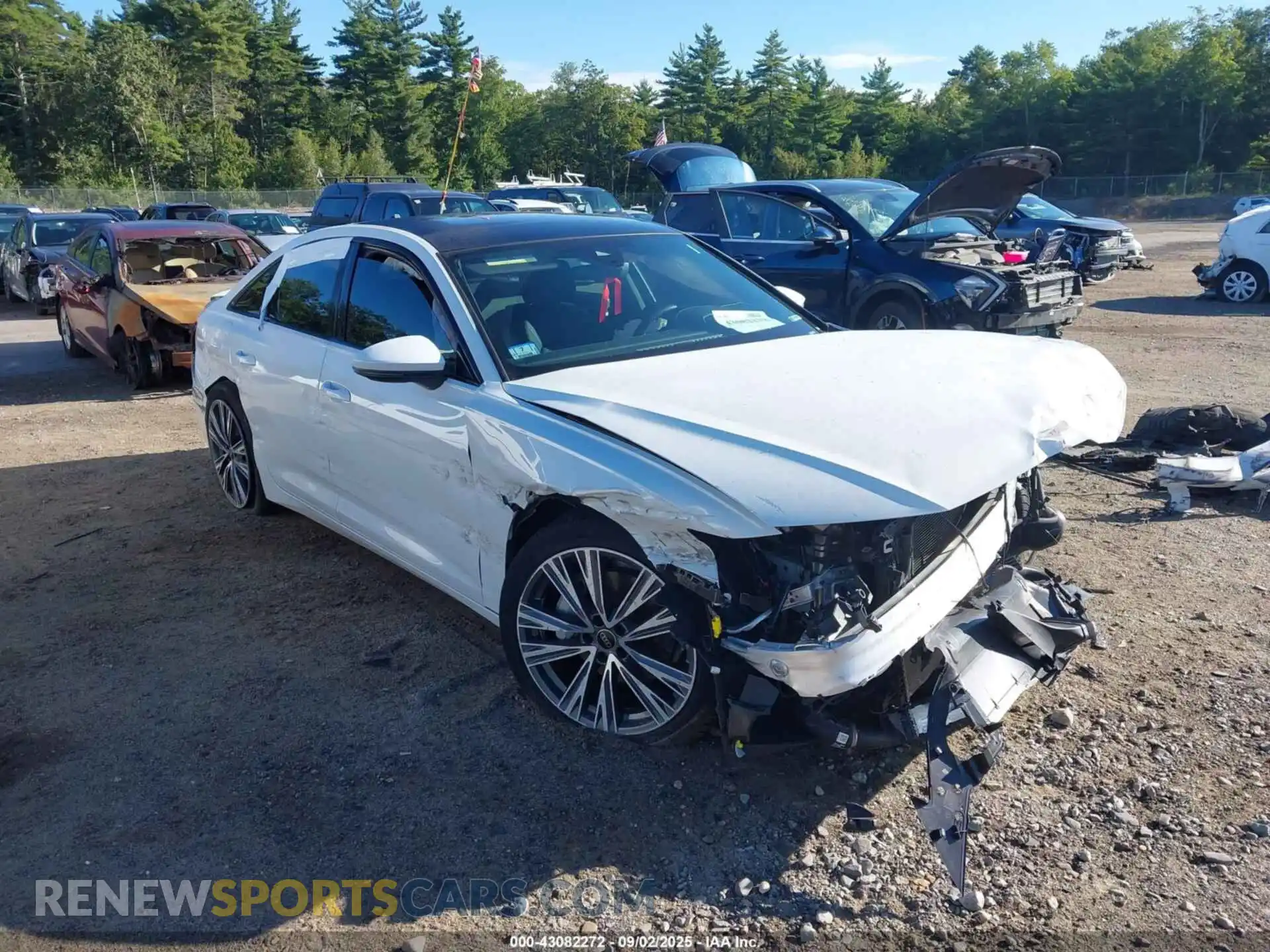 1 Photograph of a damaged car WAUE3BF20RN038505 AUDI A6 2024