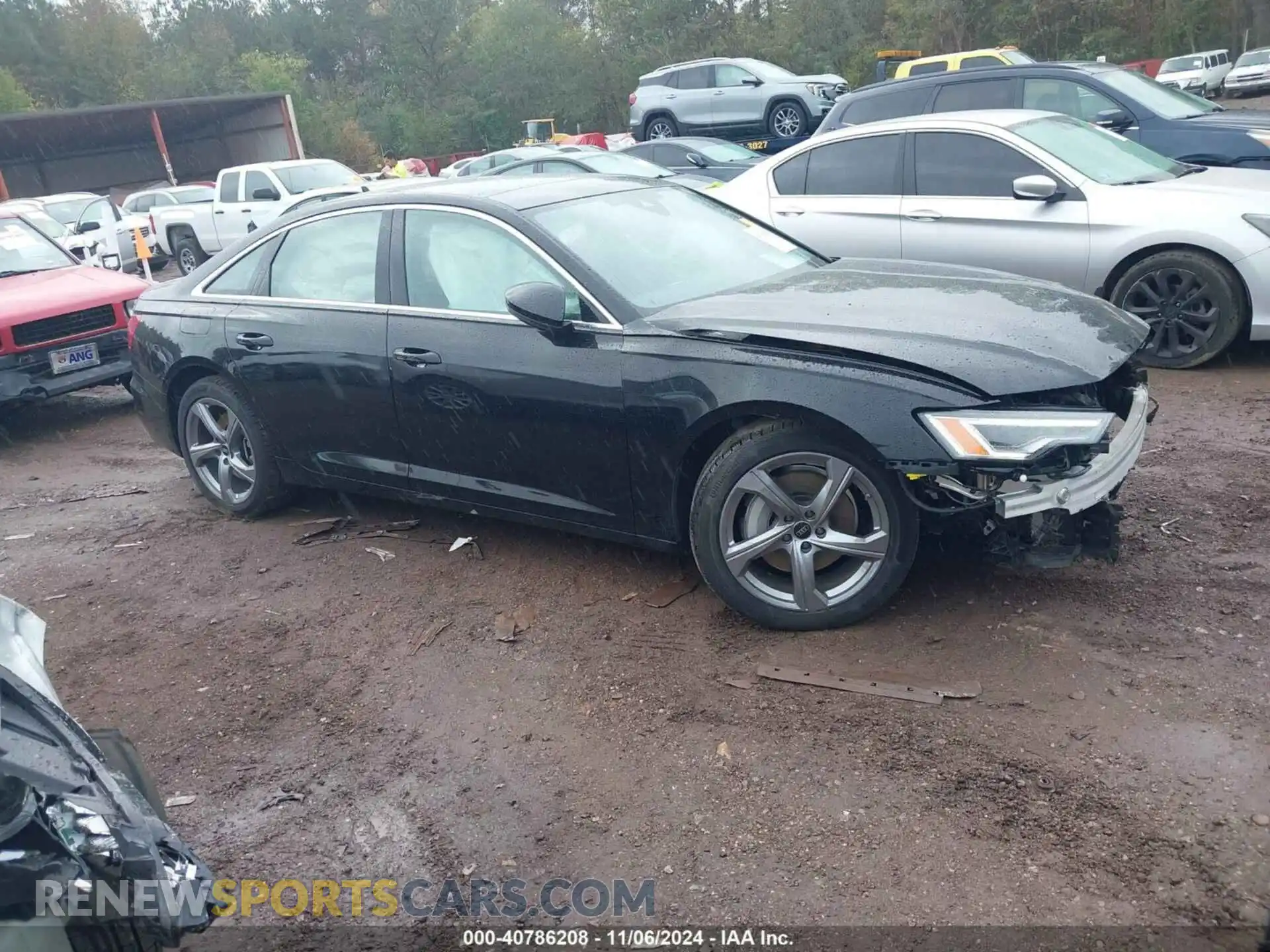 1 Photograph of a damaged car WAUE3BF21RN024452 AUDI A6 2024