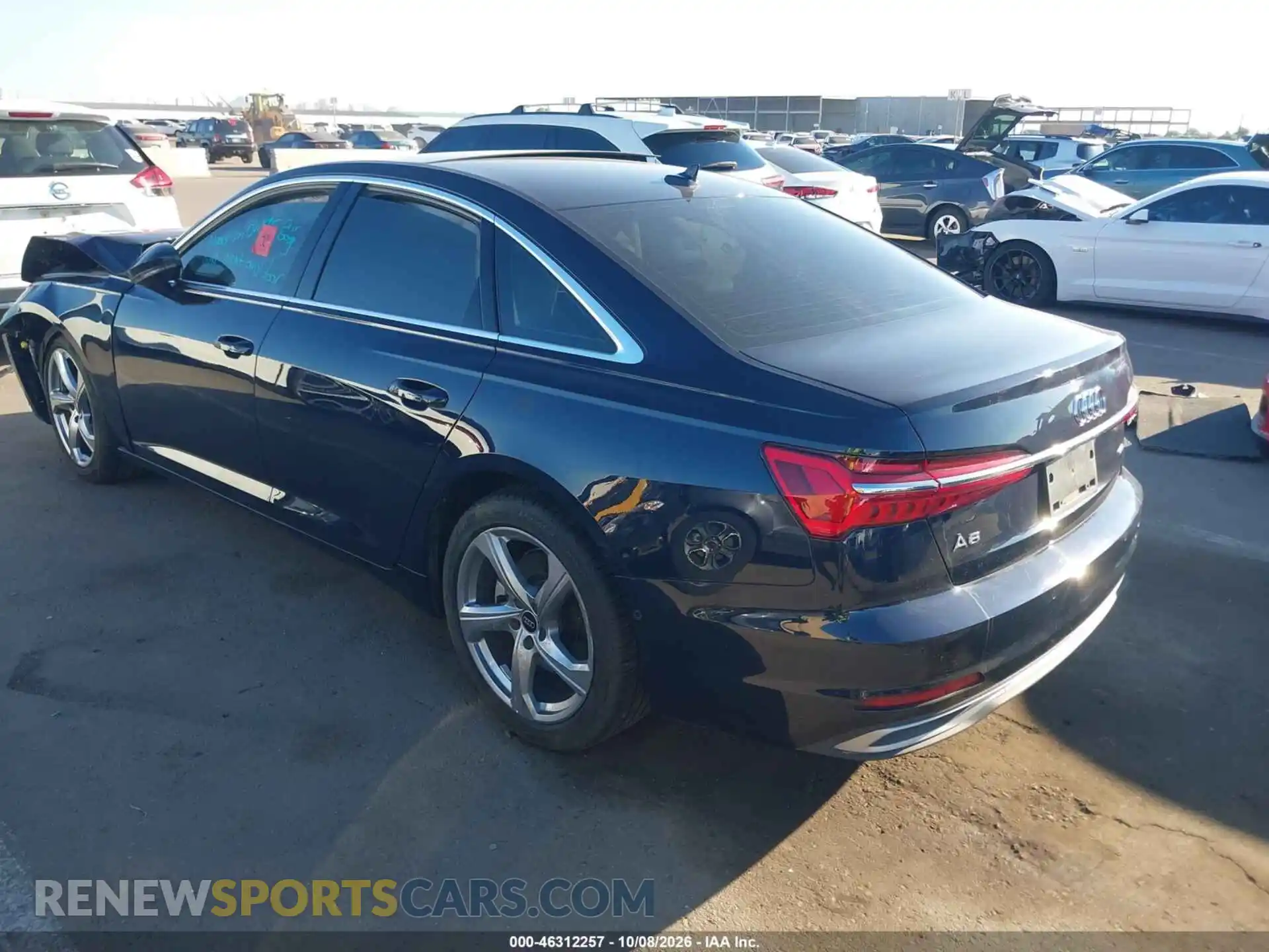 3 fotografías del automóvil dañado WAUE3BF21RN032597 AUDI A6 2024