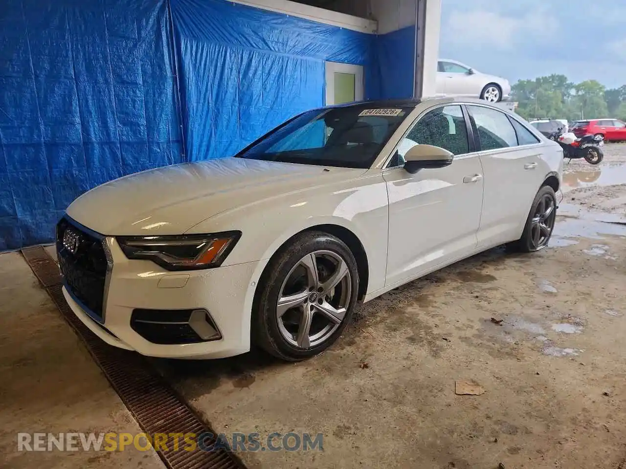 1 Photograph of a damaged car WAUE3BF23RN009998 AUDI A6 2024