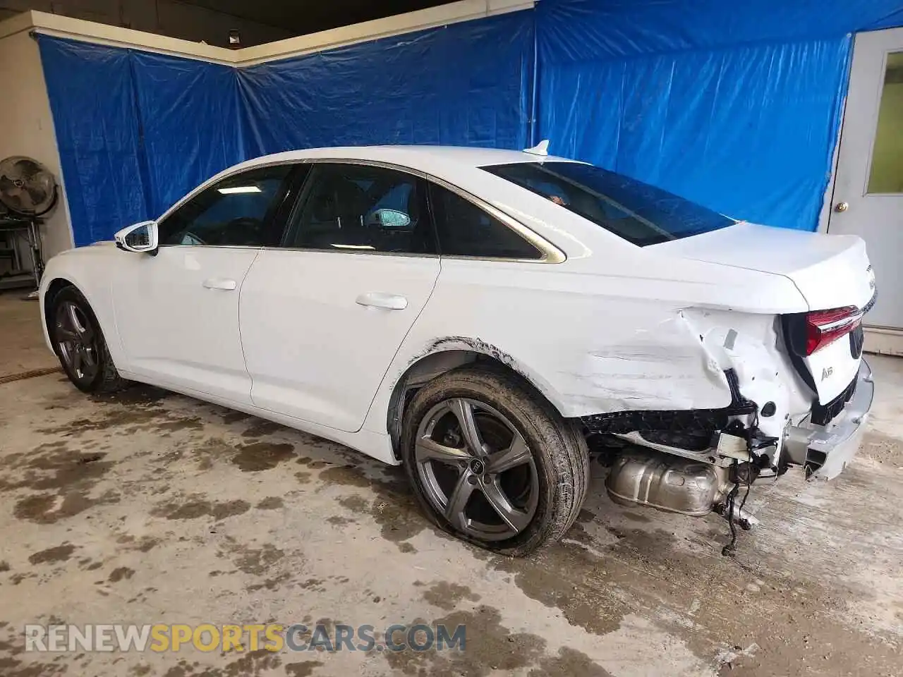 2 Photograph of a damaged car WAUE3BF23RN009998 AUDI A6 2024