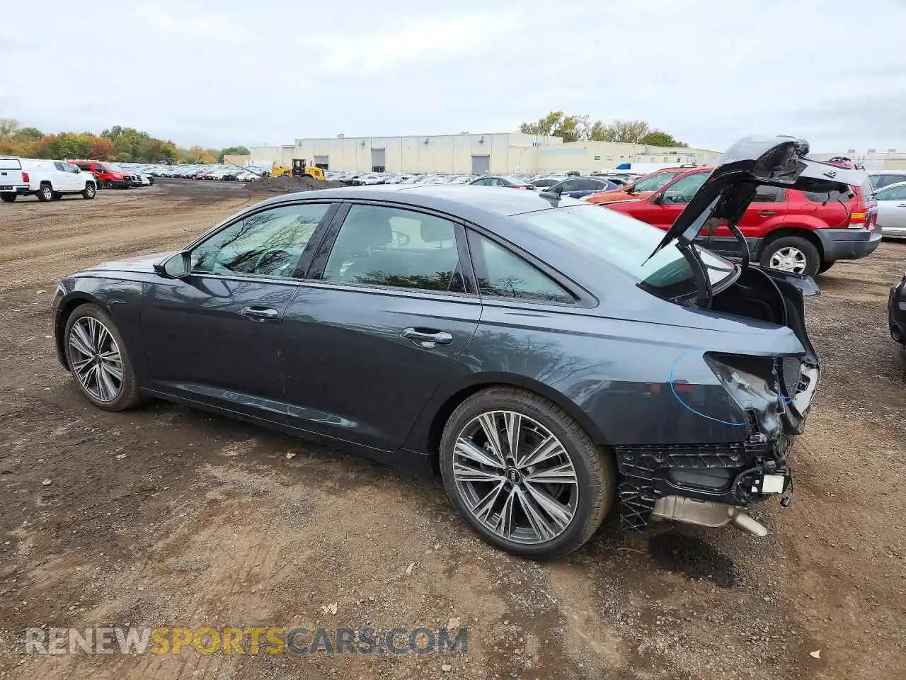 2 Photograph of a damaged car WAUE3BF25RN009338 AUDI A6 2024