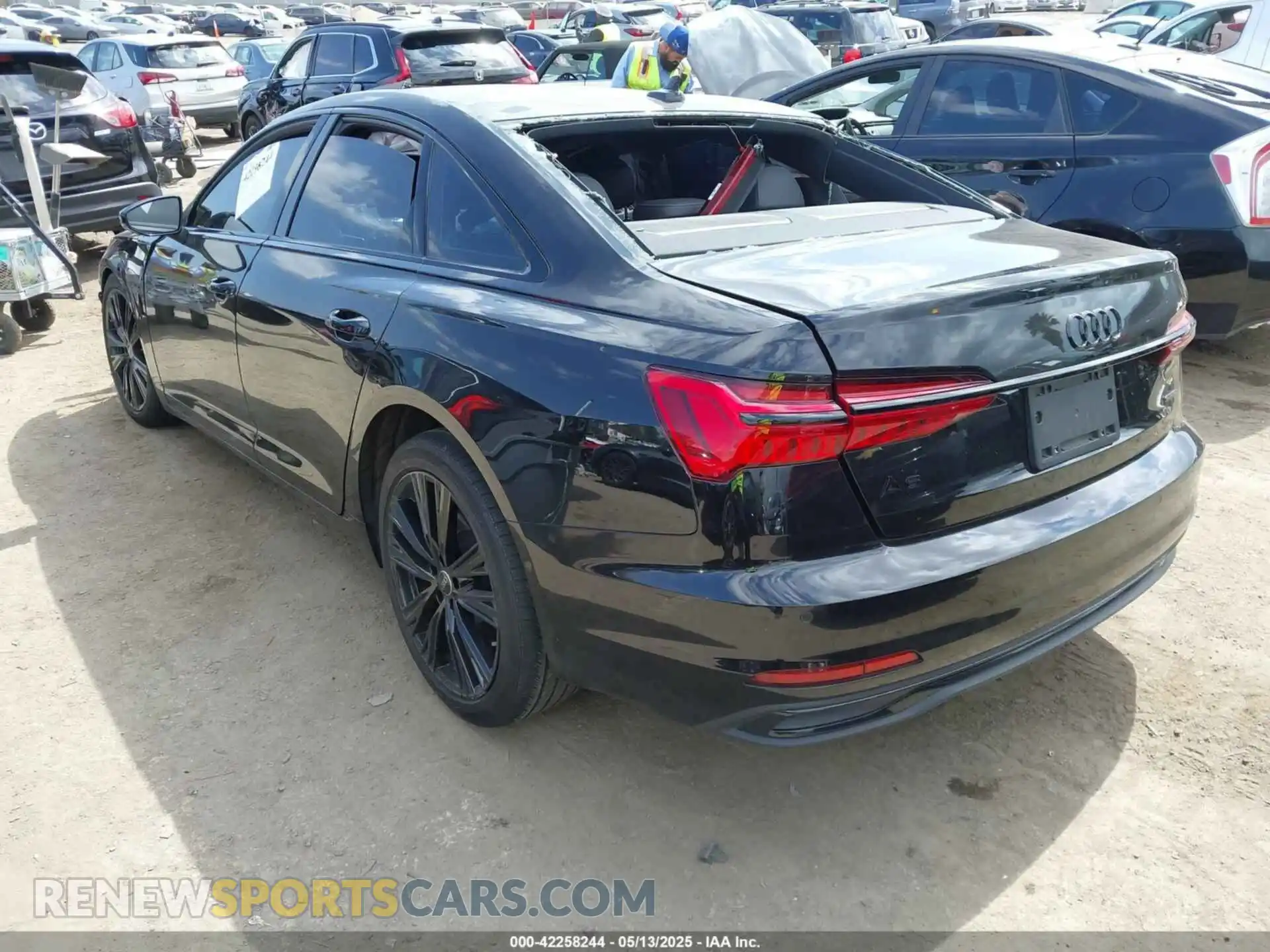 3 Photograph of a damaged car WAUE3BF25RN058281 AUDI A6 2024