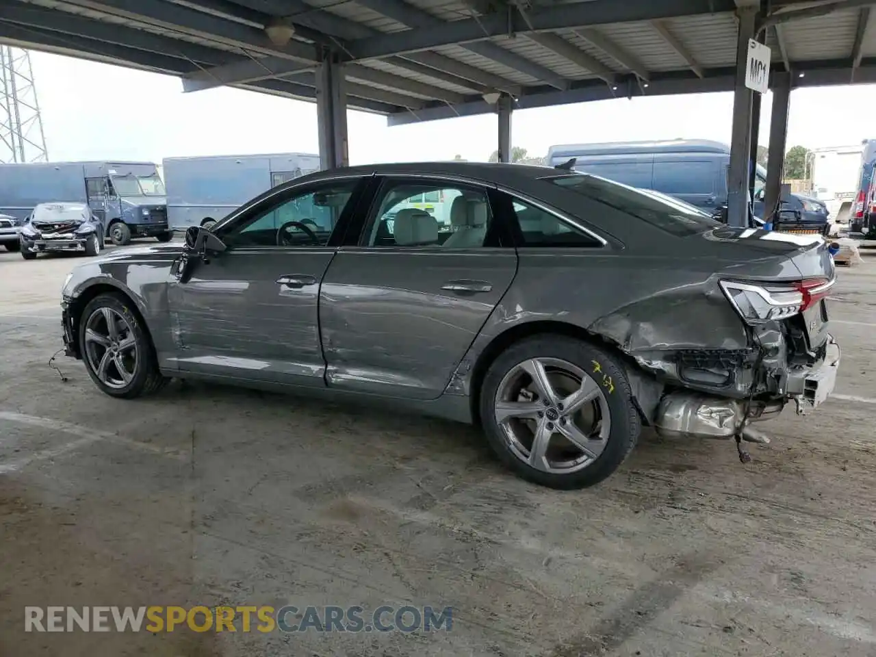 2 Photograph of a damaged car WAUE3BF28RN036937 AUDI A6 2024