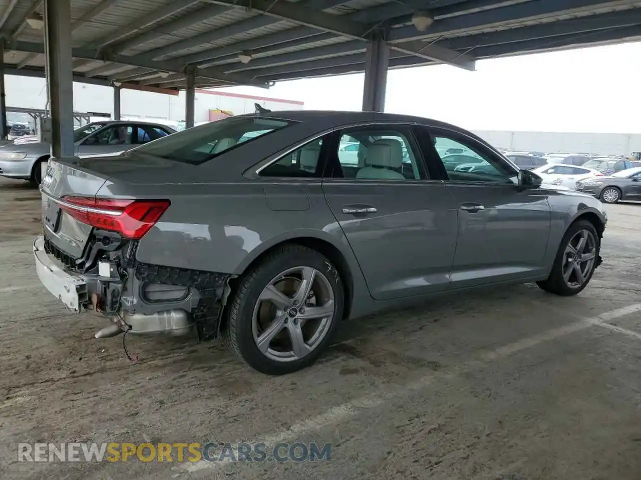 3 Photograph of a damaged car WAUE3BF28RN036937 AUDI A6 2024