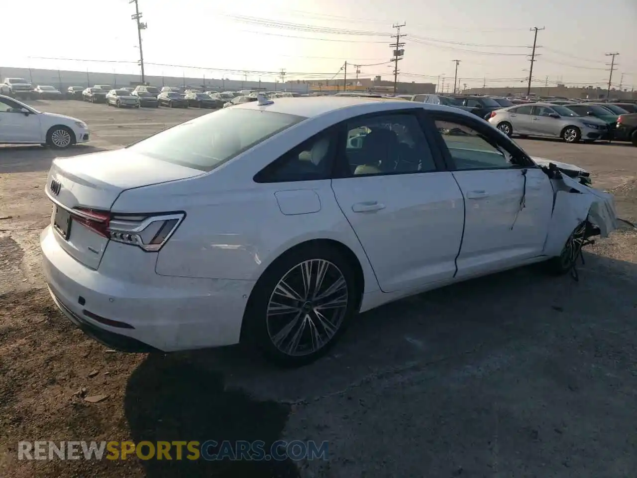 3 Photograph of a damaged car WAUE3BF29RN004336 AUDI A6 2024