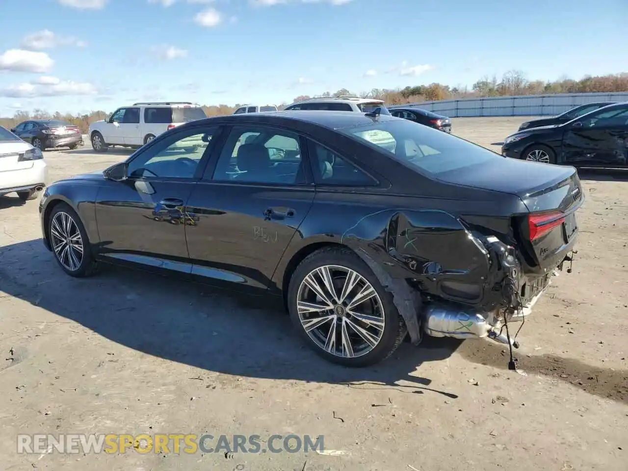 2 Photograph of a damaged car WAUE3BF2XRN036647 AUDI A6 2024