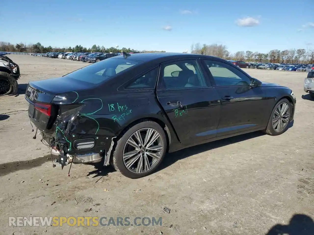 3 Photograph of a damaged car WAUE3BF2XRN036647 AUDI A6 2024