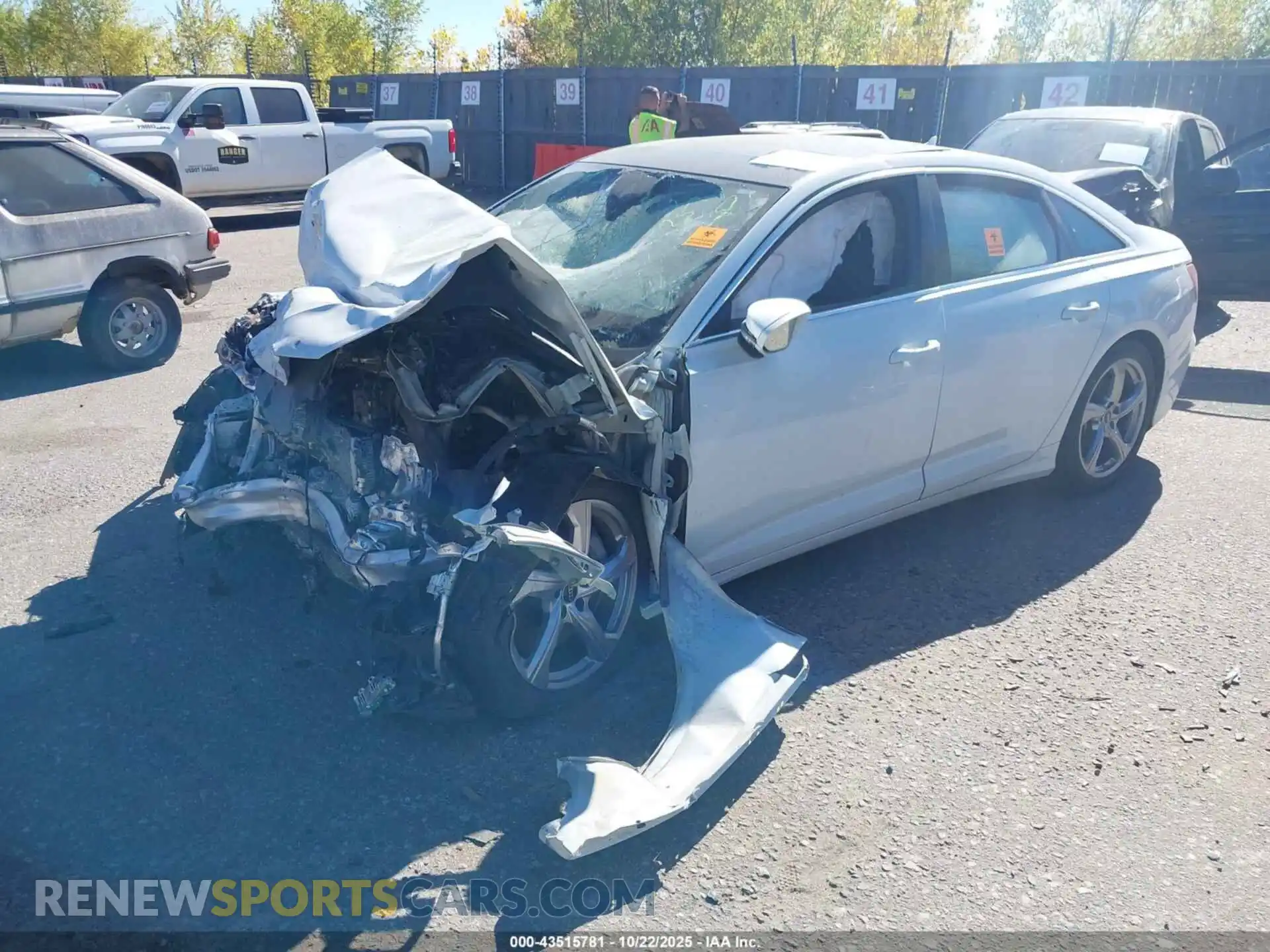 2 Photograph of a damaged car WAUL2BF20RN054259 AUDI A6 2024