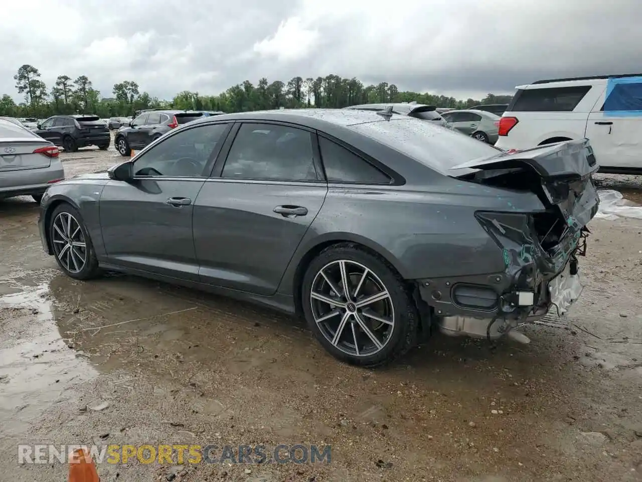 2 Photograph of a damaged car WAUL2BF21RN060653 AUDI A6 2024
