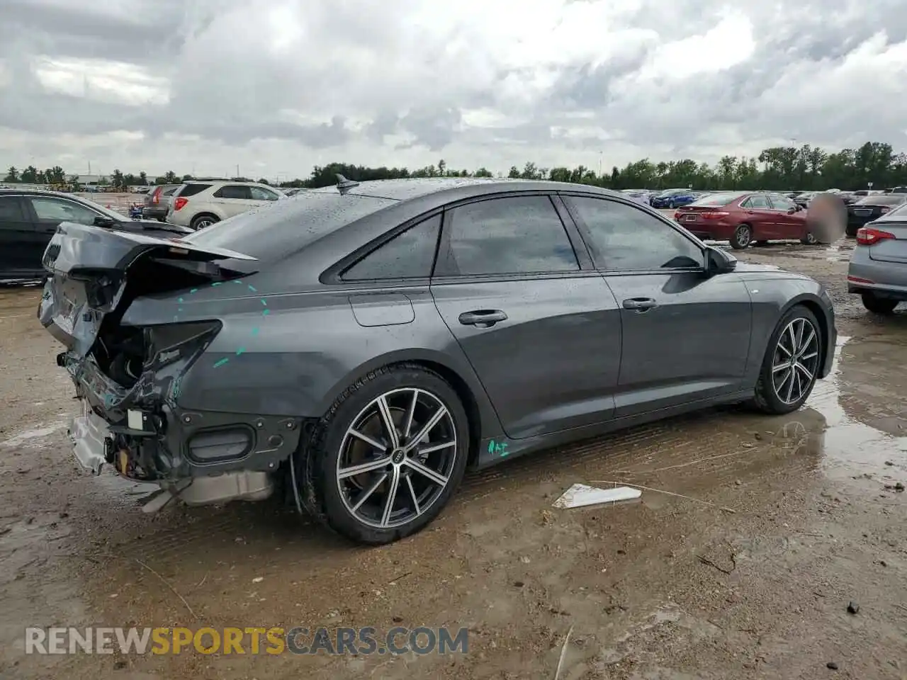 3 Photograph of a damaged car WAUL2BF21RN060653 AUDI A6 2024