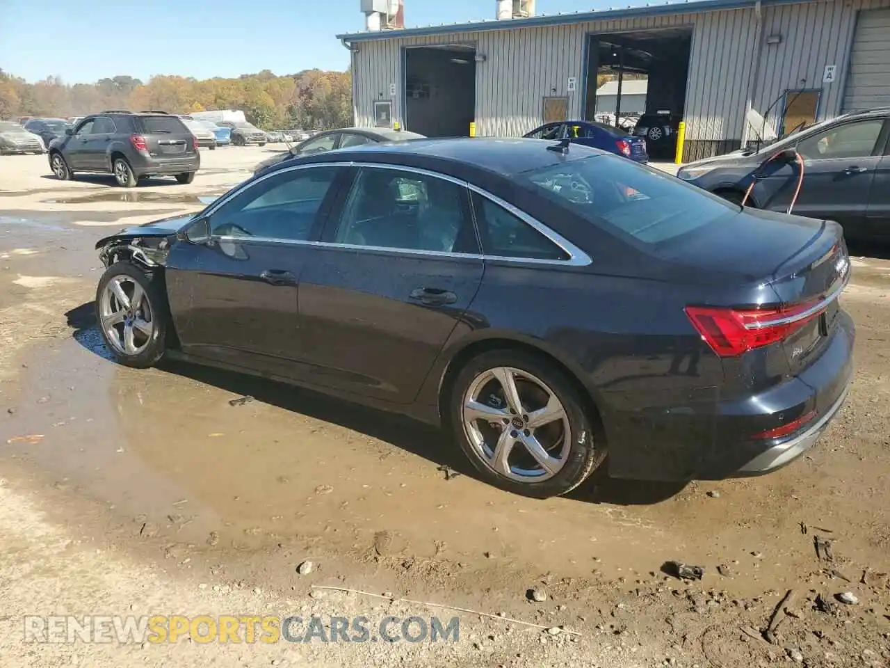 2 Photograph of a damaged car WAUM2BF23RN054583 AUDI A6 2024