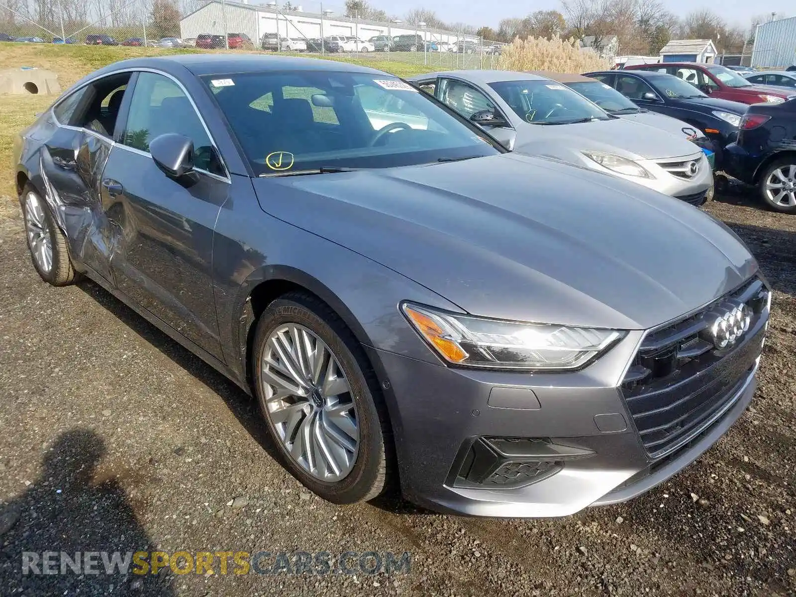 1 Photograph of a damaged car WAUR2AF20KN054188 AUDI A7 2019