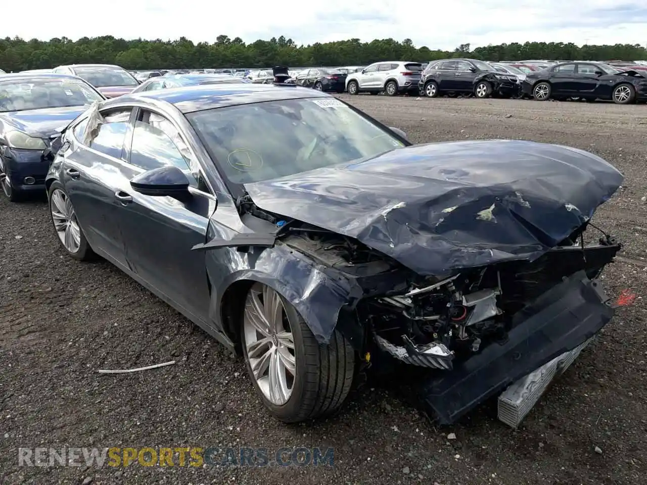 1 Фотография поврежденного автомобиля WAUR2AF27KN053913 AUDI A7 2019