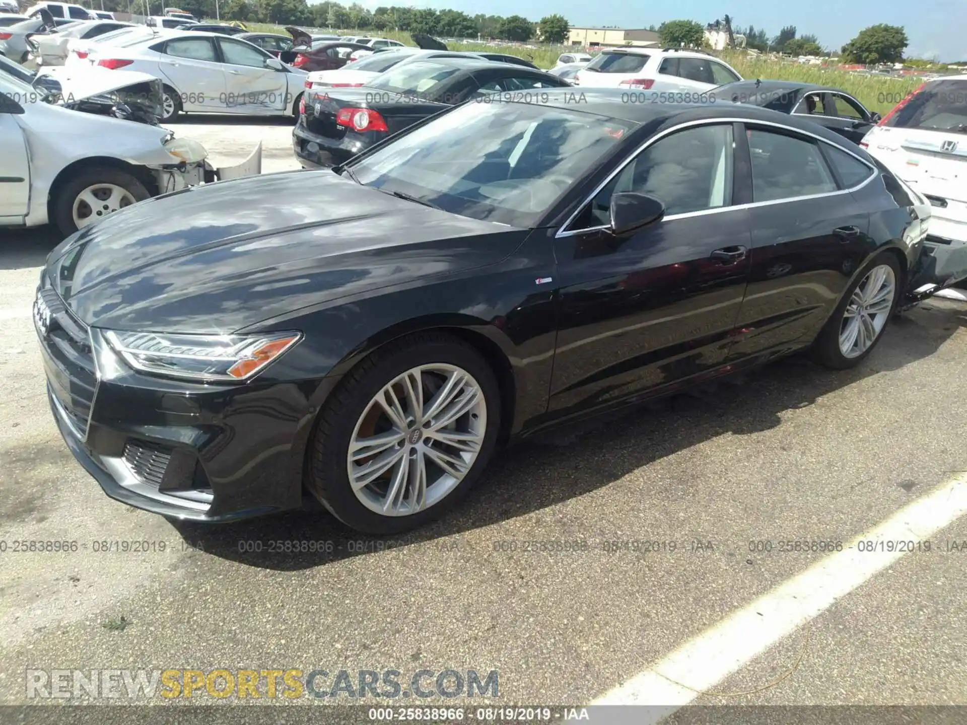 2 Photograph of a damaged car WAUV2AF22KN055499 AUDI A7 2019